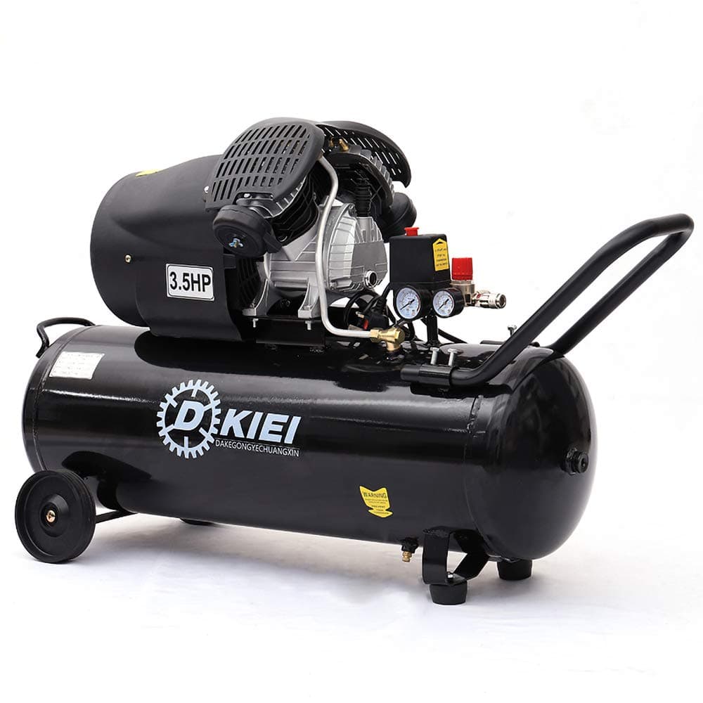 Air Compressor 100 Litre 14.6CFM 3.5HP, Black