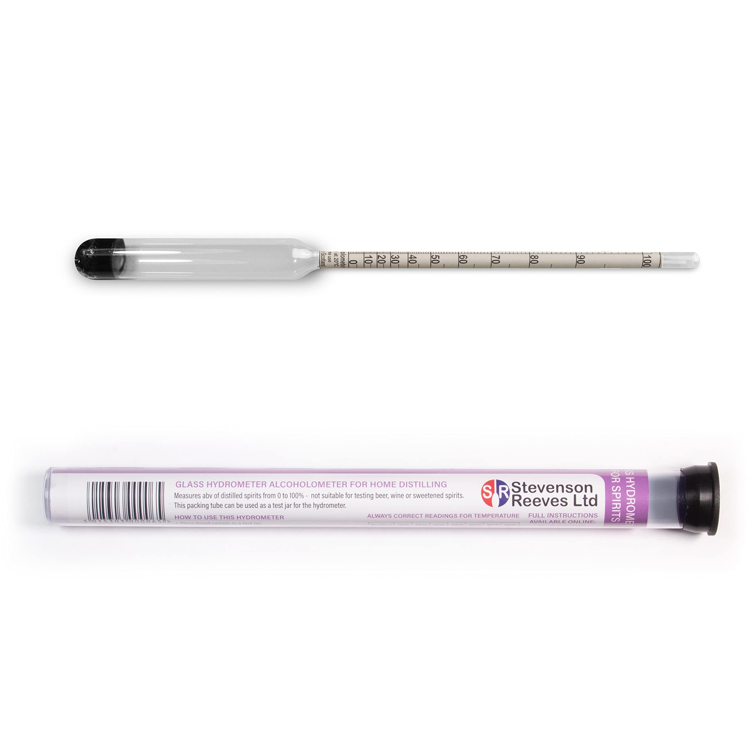 Spirit Hydrometer (S1410) - For Home Distilling