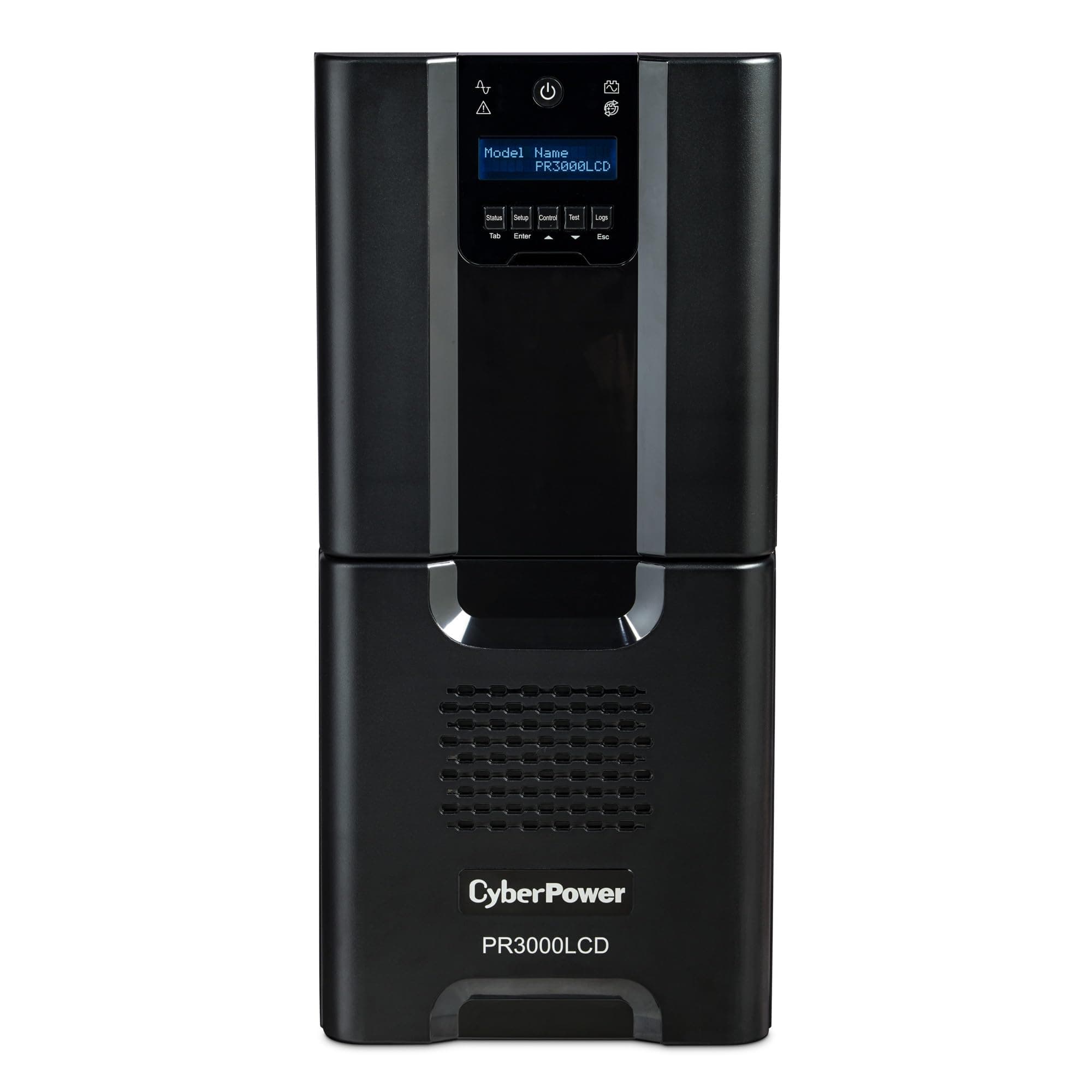 PR3000LCD Smart App Sinewave UPS System, 3000VA/2700W, 10 Outlets, AVR, Tower