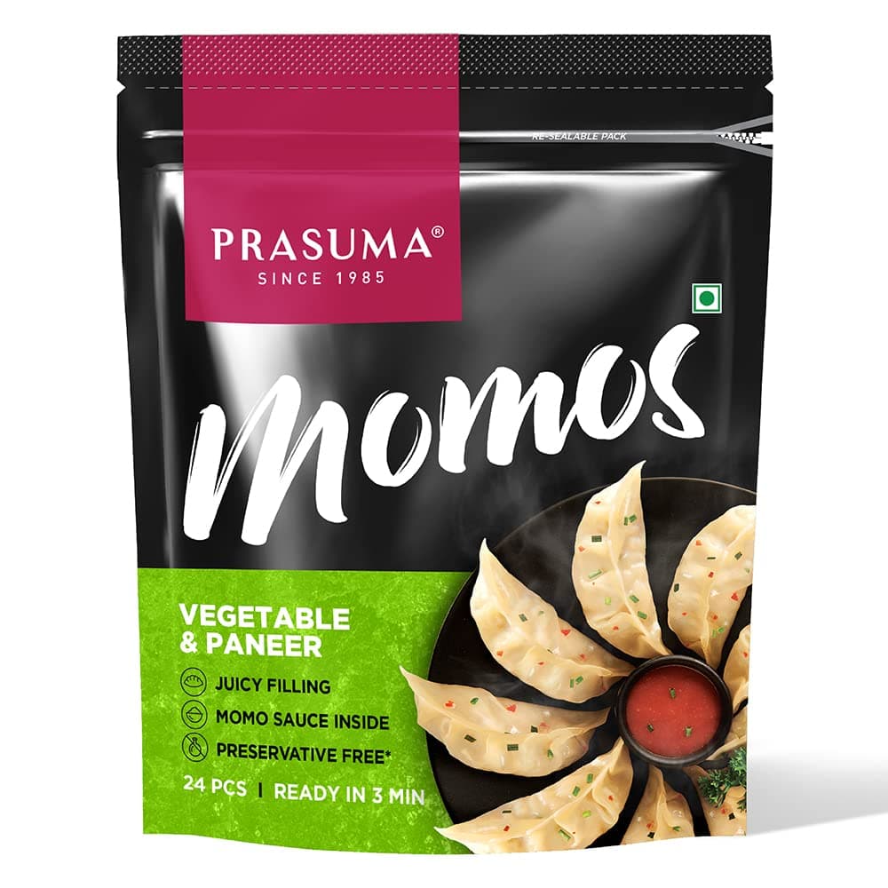 Prasuma Vegetable Momos, 24 Pieces