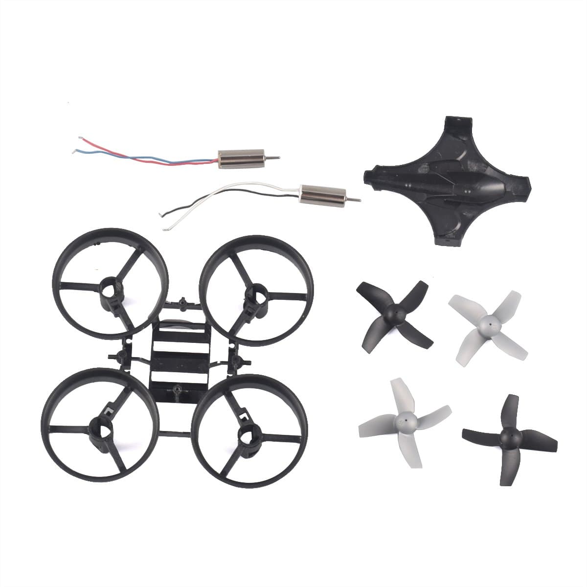 YouCute Spare Part Kit for Eachine E010 JJRC H36 NIHUI NH010 Rc Quadcopter Drone CW and CCW motor (Large)