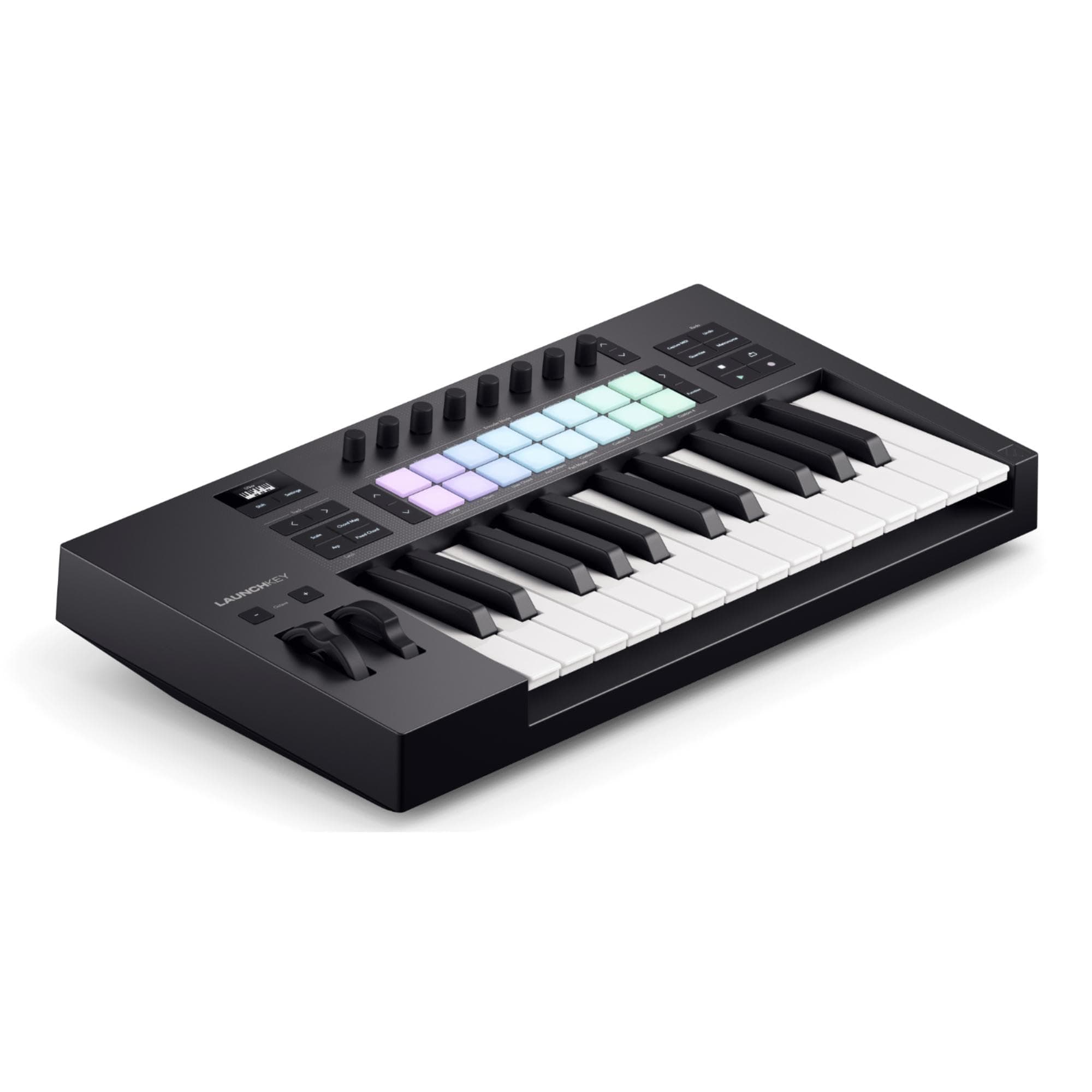 Launchkey 25 [MK4] - Compact USB/MIDI Controller Keyboard with 25 Keys and DAW Integration Chord and Scale Modes, 8 Drum Pads and Arpeggiator. Includes Music Production Software Bundle