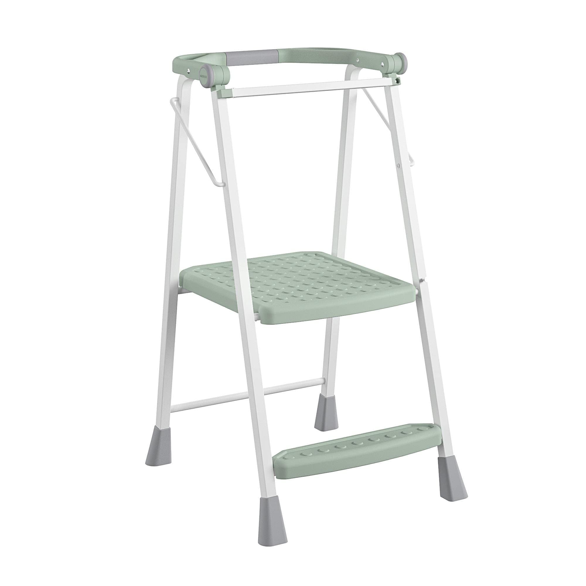Cosco2-Step Kitchen Stepper™ Adult Folding Step Stool, Kids Folding (Steel/Resin)
