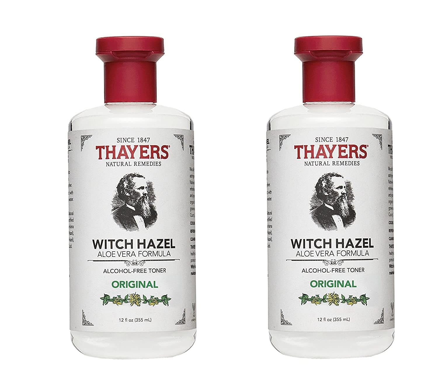 THAYERSFacial Toner, Original Witch Hazel gOjCVF, 12 Fluid Ounce, (Packaging may vary) (Pack of 2)