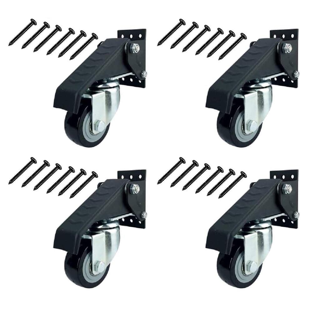 New Version | Procaster Workbench Caster Kit | 920lbs Capacity | Pack of 4 | Heavy Duty Steel and Wheels | Lift Easily Your Workbench, Equipment