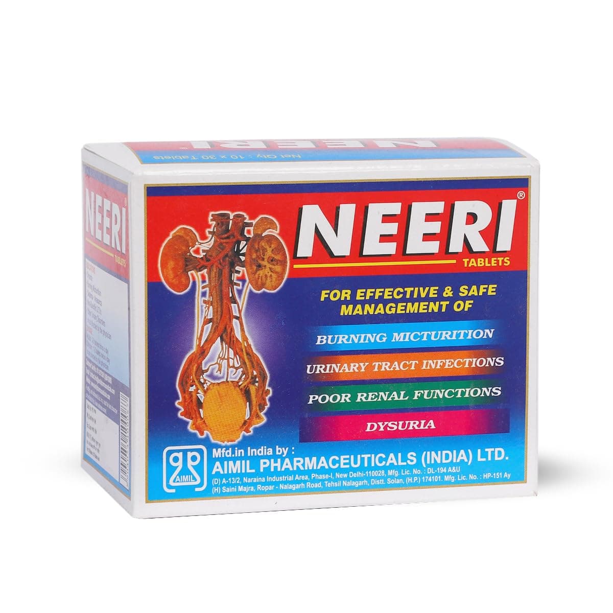 Pharmaceuticals Neeri Tablets - 480 Tablets (16 x 30 Tabs)
