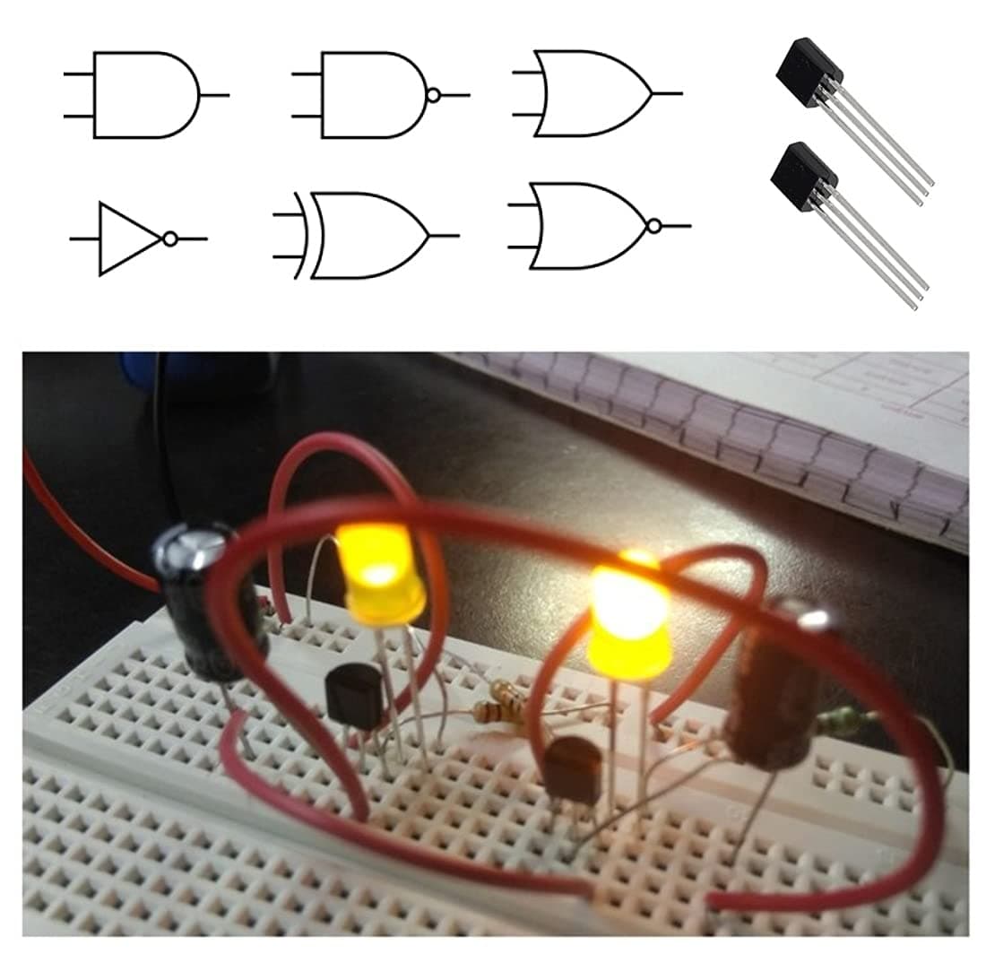 Pranathi Innovators - Make Logic Gates – Build and Study NAND, and, OR, NOR, NOT, XOR Gates and Switch Using Transistors