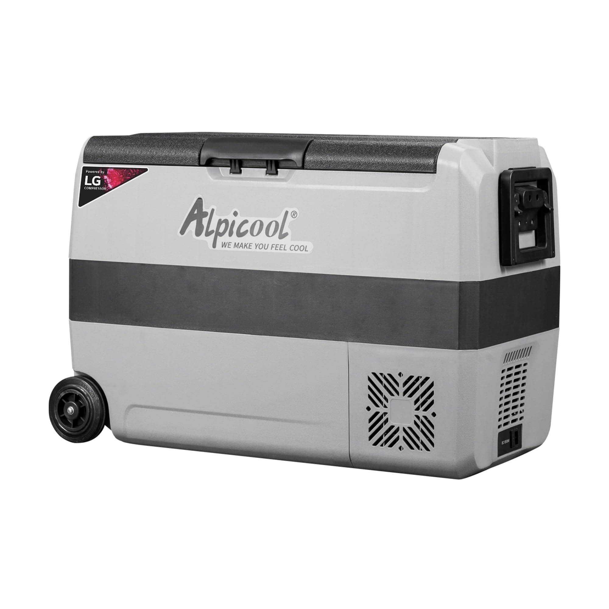 Alpicool LGT50 Dual Temperature Control 12 Volt Refrigerator 53 Quart Portable Car Fridge Freezer (-4°F~68°F) for Truck, RV, Boat, Camping and Travel