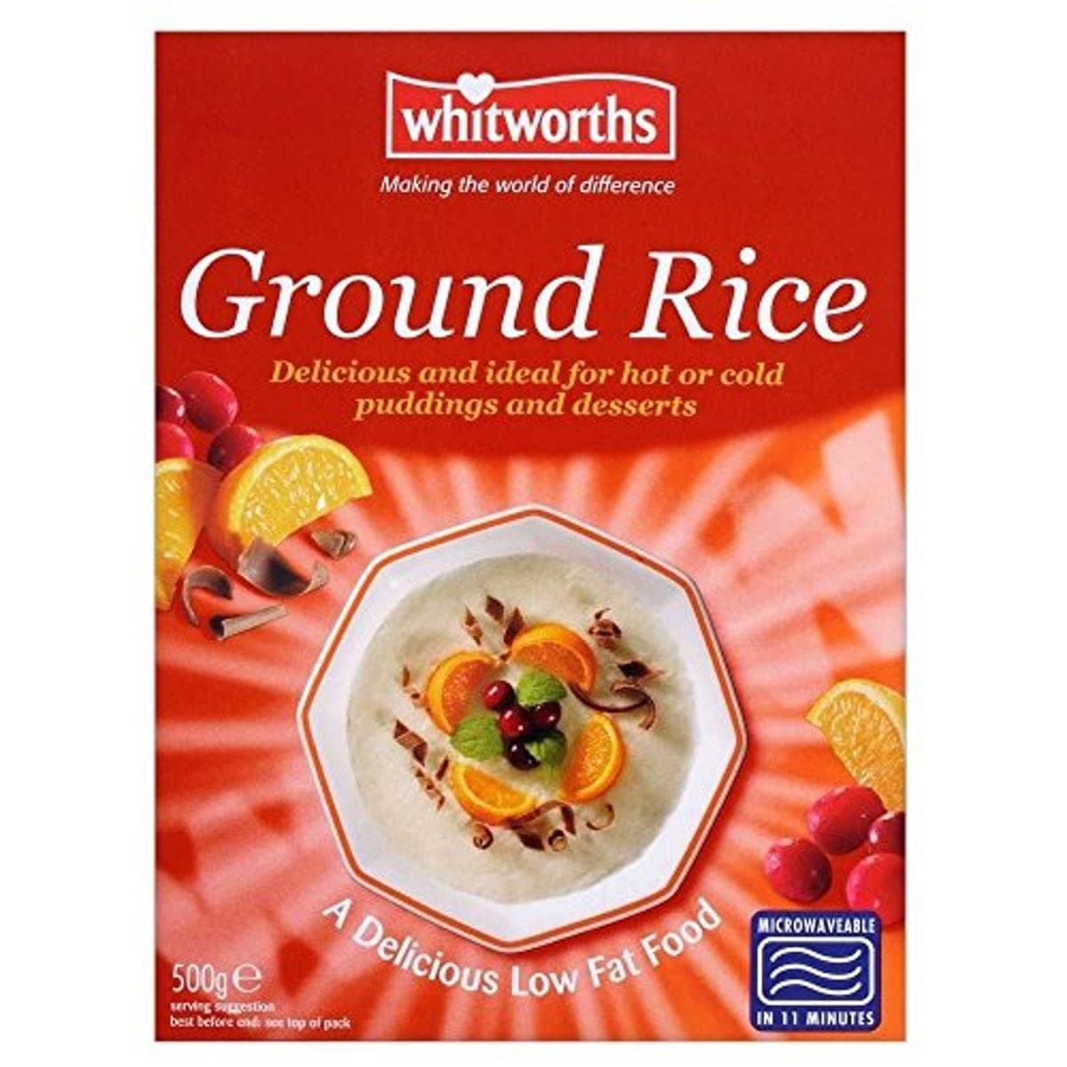 Whitworths Ground Rice, 500g