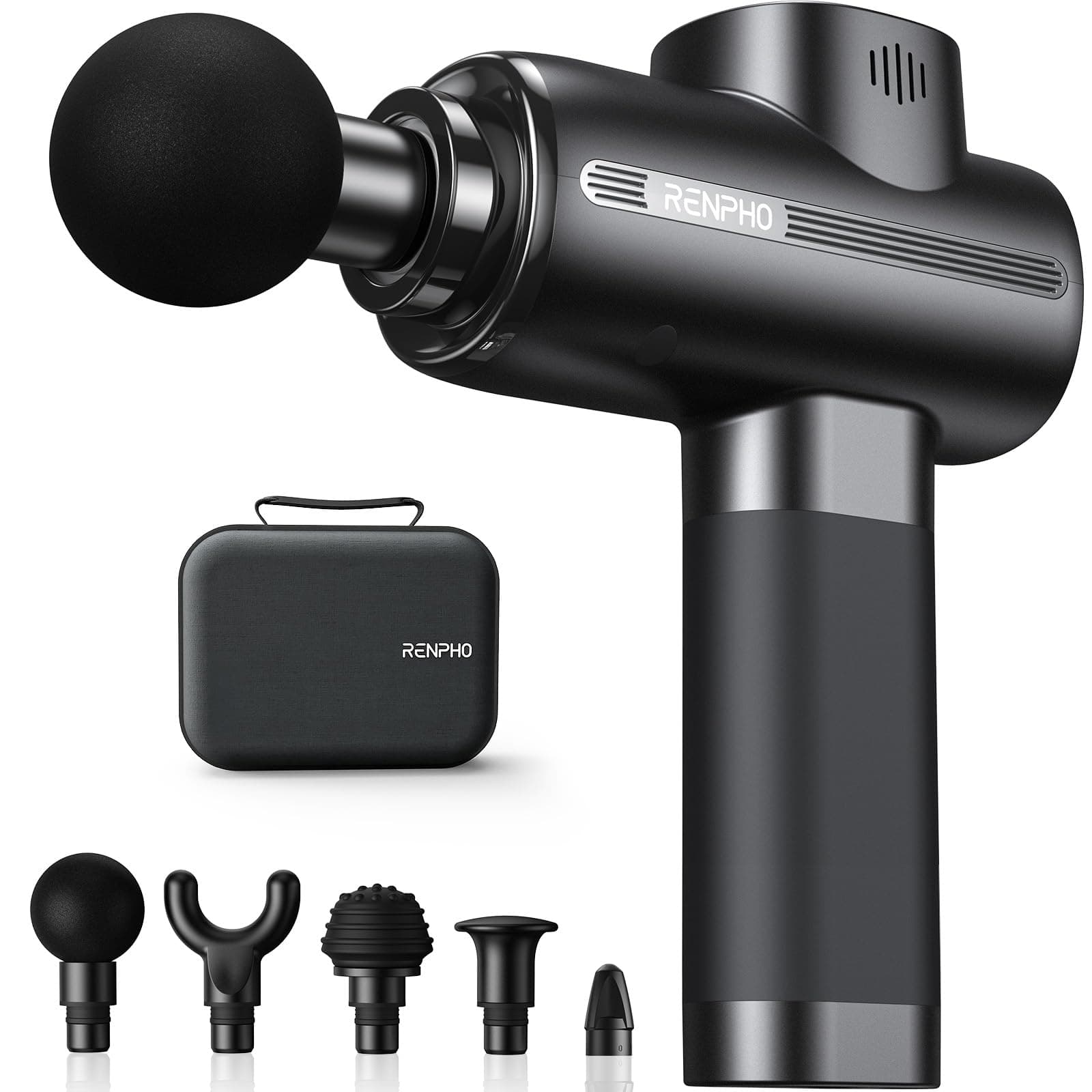 Active 2 Massage Gun Deep Tissue, Percussion Handheld Neck Massager FSA Eligible, Electric Mini Back Massagers with Carry Case for Athletes Men Women, HSA