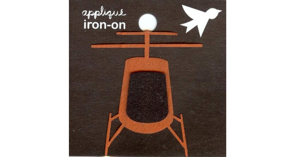 Helicopter Design Iron on Applique (Patch Size:2x2") Special Promotion 2