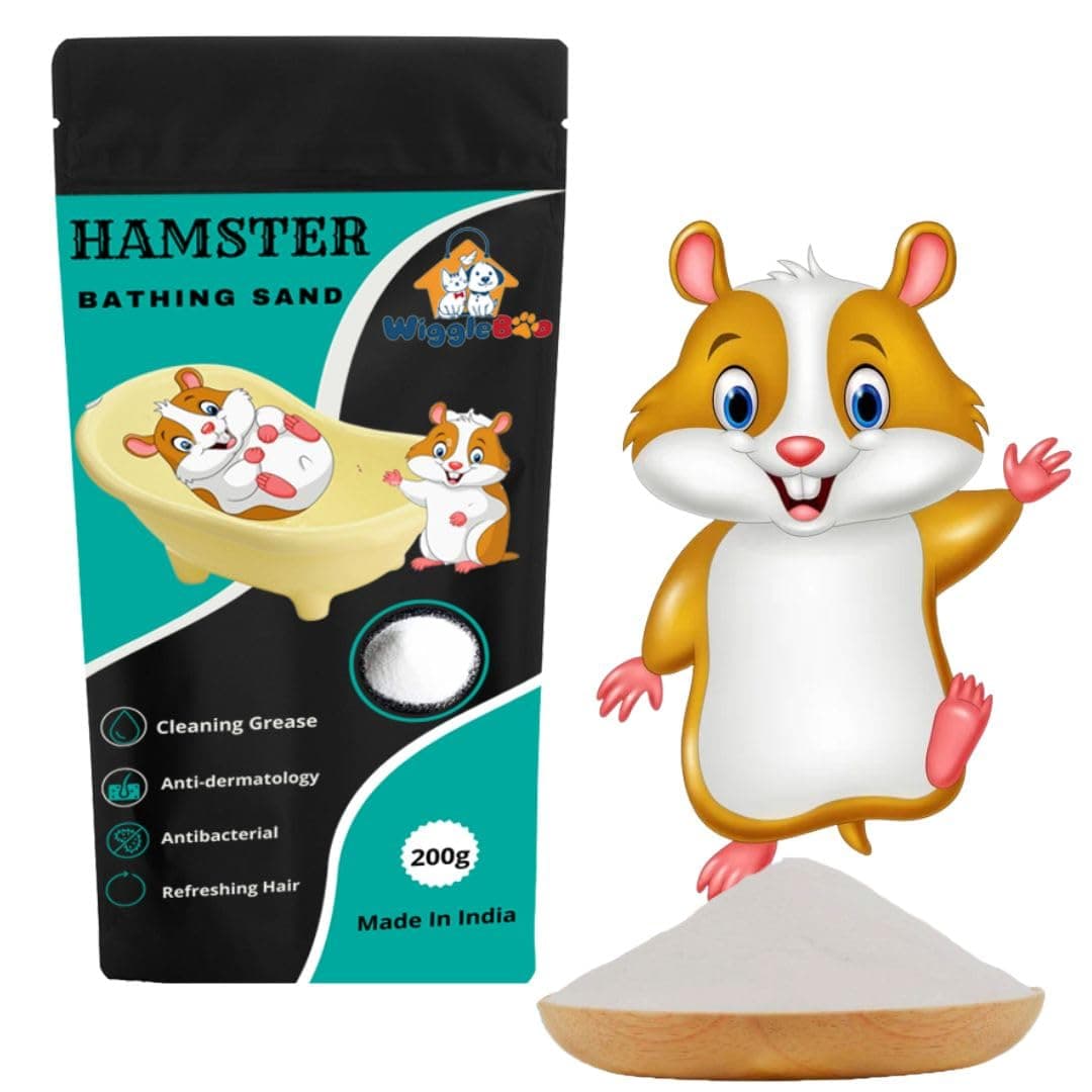 Dust-Free Hamster Sand Your Tiny Friend's Ultimate Bathing and Bedding Solution |Desert Dreams|Pamper Your Hamster|Tiny Paws, Fresh Play|Tiny Friends, Big Care|Hamster Grooming Sand| 200 Grm