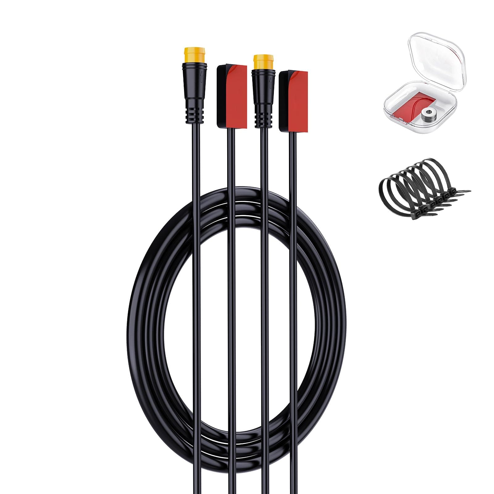 Electric Bike Brake Sensor for BAFANG Ebike Conversion Kit,One Pair Ebike Power Cut Off Cable Compatible with Hydraulic and Mechanical Brake Electric Bicycle(2 pcs, Length:29.9")