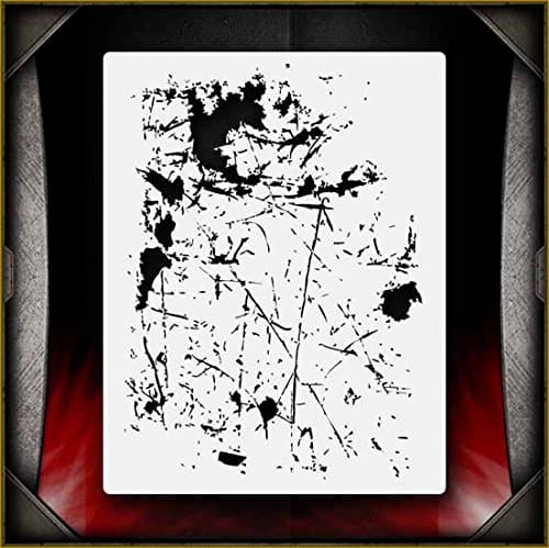Grunge 4 AirSick Airbrush Stencil Template