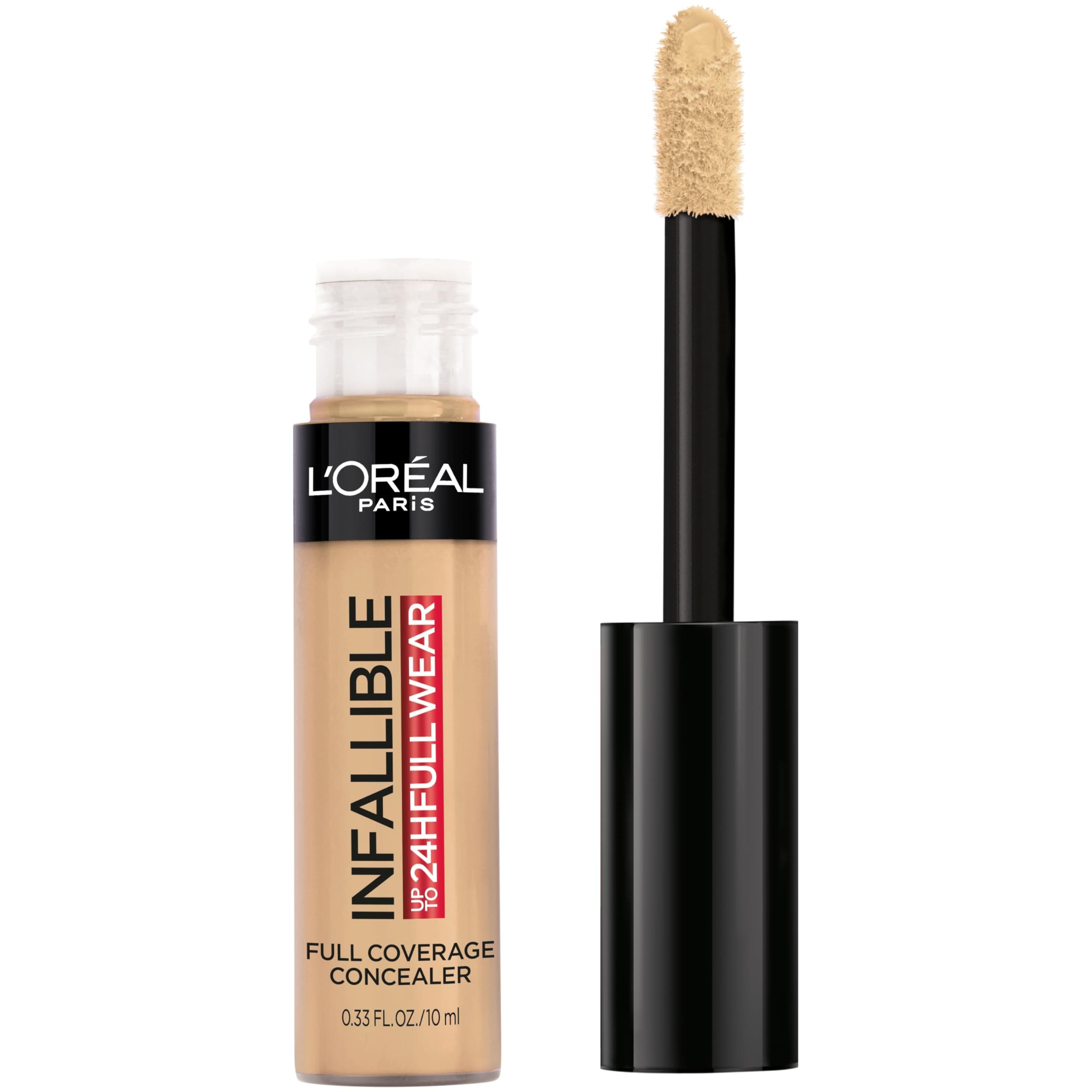 L'Oreal Paris Makeup Infallible Full Wear Waterproof Matte Concealer, Full Coverage, Latte, 0.33 fl. oz.