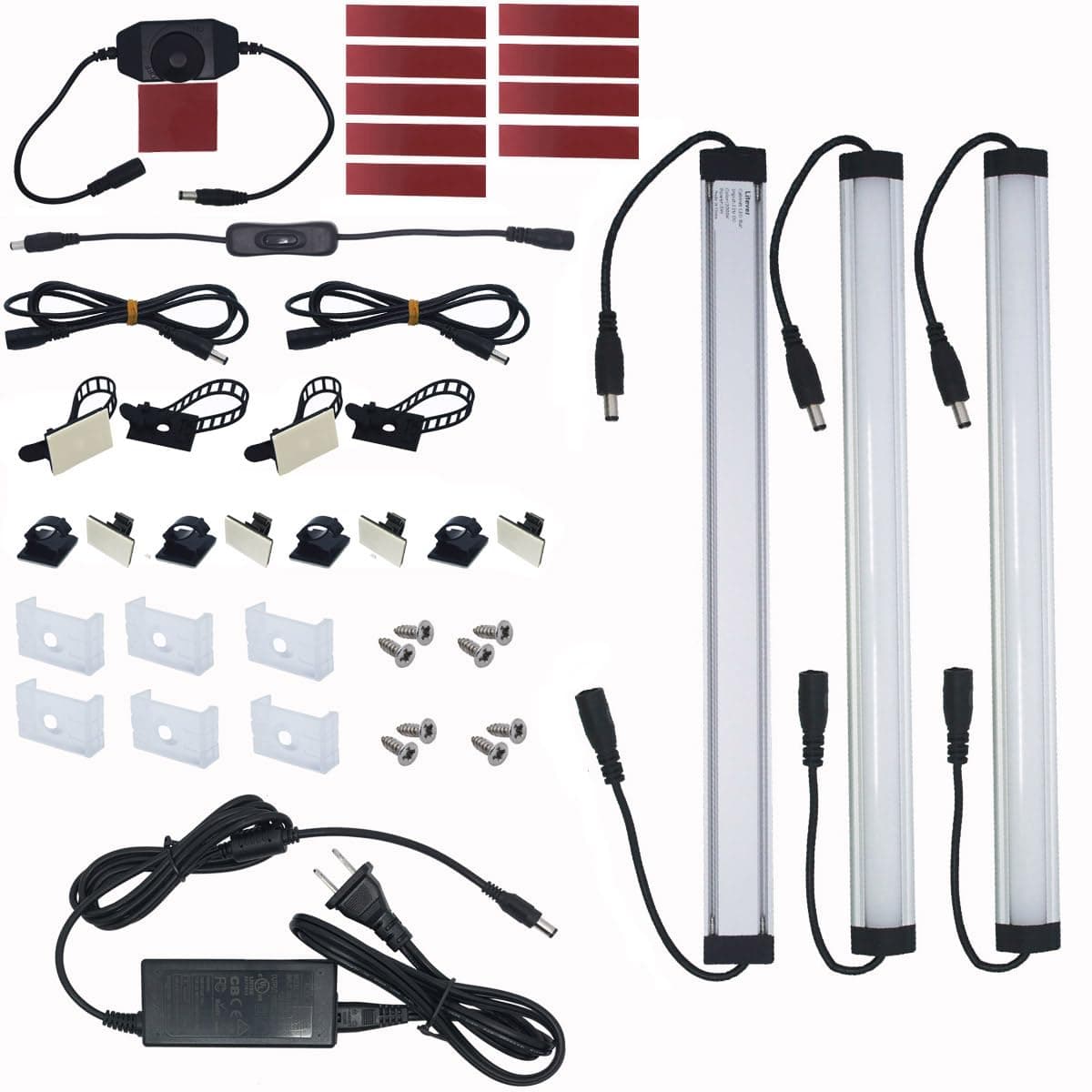 3-Light-Bar Under Cabinet Light Kit