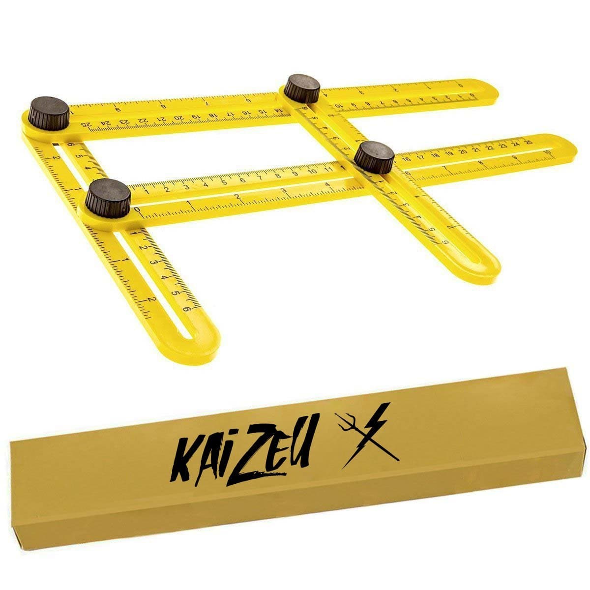 Kaizeu Template Tool For Hanging Tile,Laying Floors,Cutting Stone,Measuring All Angles and Forms Angle Ruler,for Handymen,Builders,Craftsmen