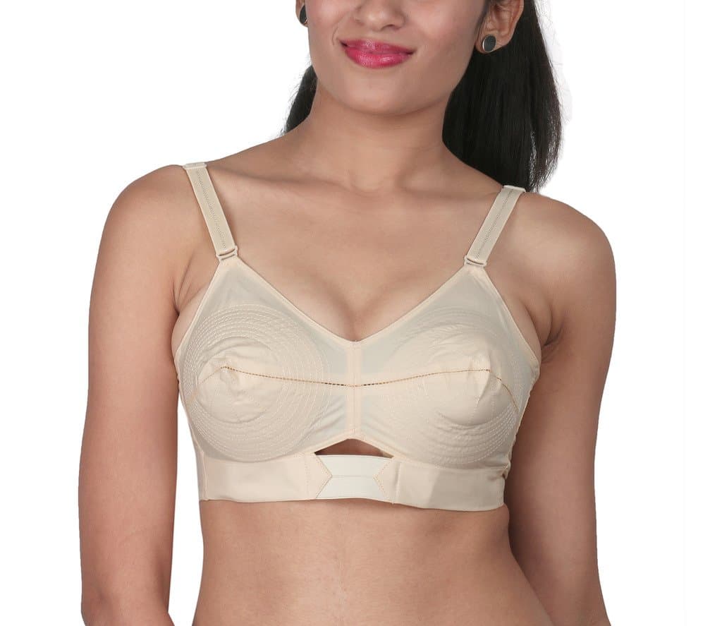 VIP Feelings Soft Support Full Coverage Round Stitch Cotton Bra ! Non Padded Non Wired !! Saree/T Shirt/Salwar Kameez Bra ! Rib cage for Freshness, Firm Bust Control!!