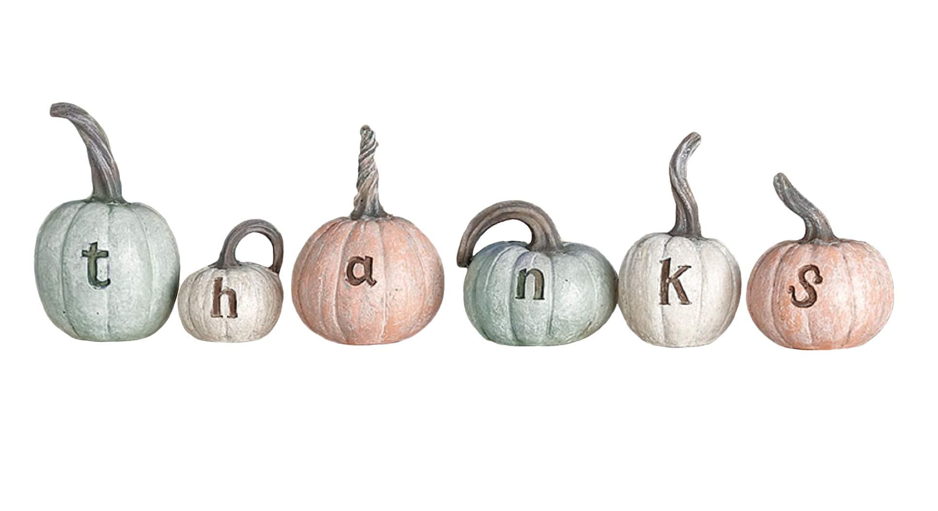 The Lakeside Collection6-Pc. Thanks Pumpkin Set