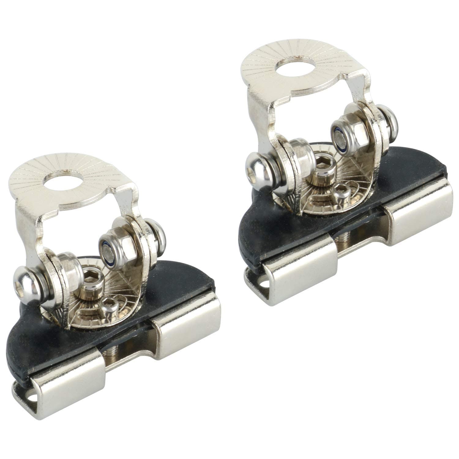 LED Light Bar Mounting Brackets, Adjustable Universal Stainless Steel Pillar Hood Led Work Light Mount Clamp Holder Compatible for Jeep Truck SUV Truck Sedan Hatchback Wagon Without Drilling