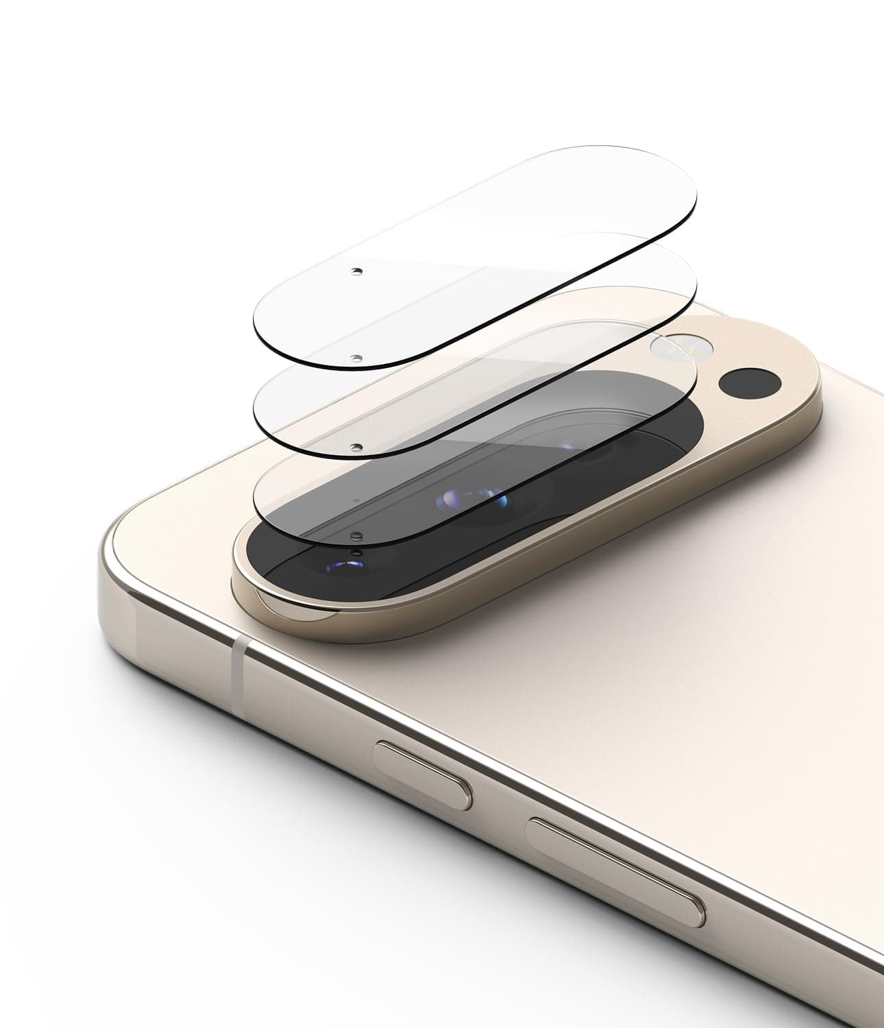 Ringke Camera Glass [3 Pack] Compatible with Google Pixel 9 Pro, Tempered Glass Camera Lens Protector Full Coverage Protection