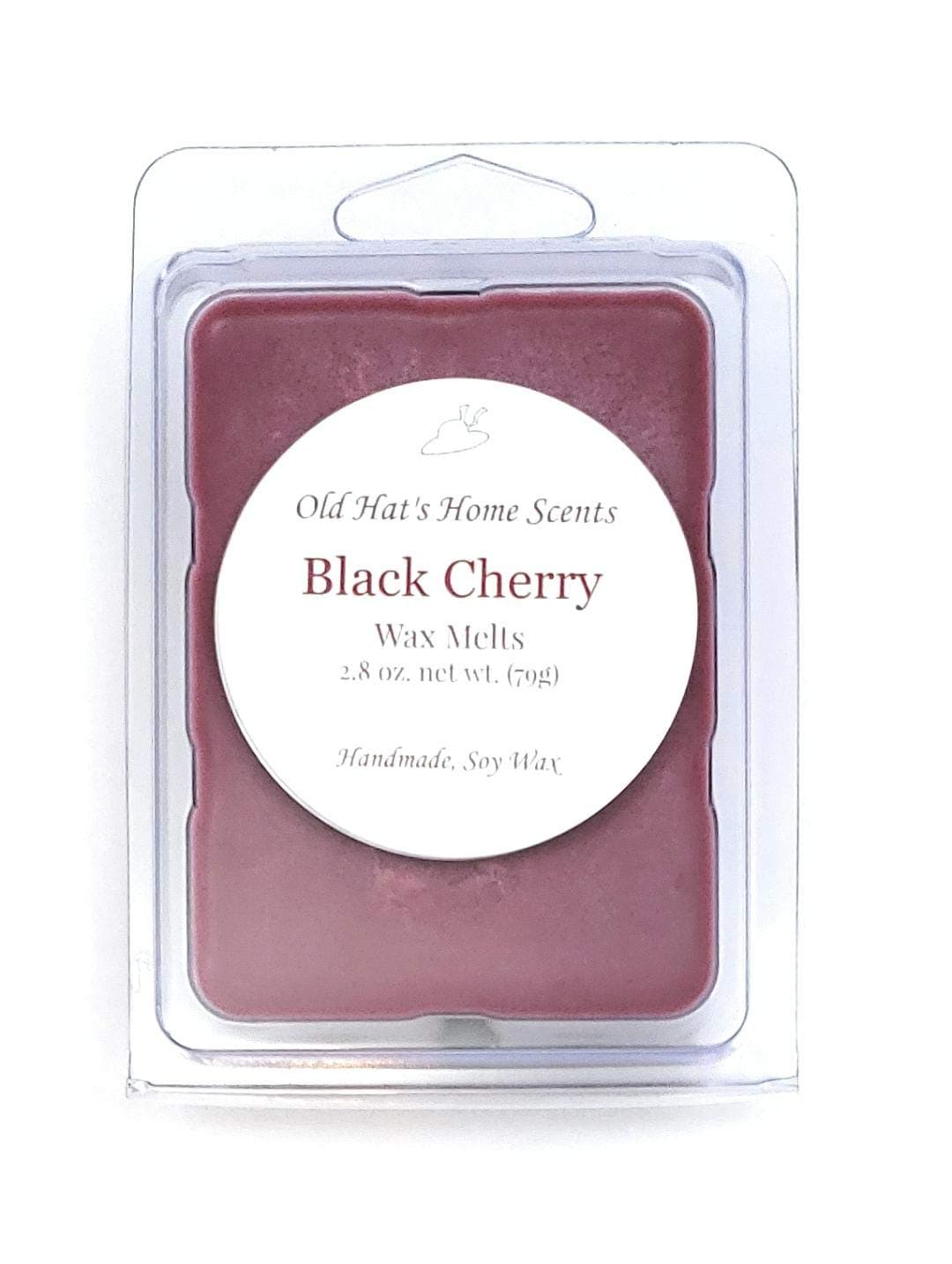 Black Cherry Scented Soy Wax Melts. 1 Pack (6 Cubes)