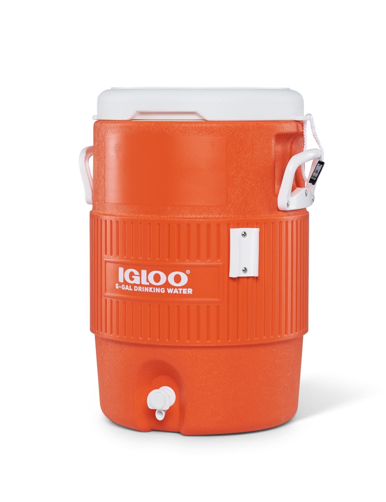 Igloo Water jug, Polypropylene, White, 18.9 Liter | High-Performance Insulated Cooler for Outdoor Adventures | Durable, Portable & Keeps Ice Longer