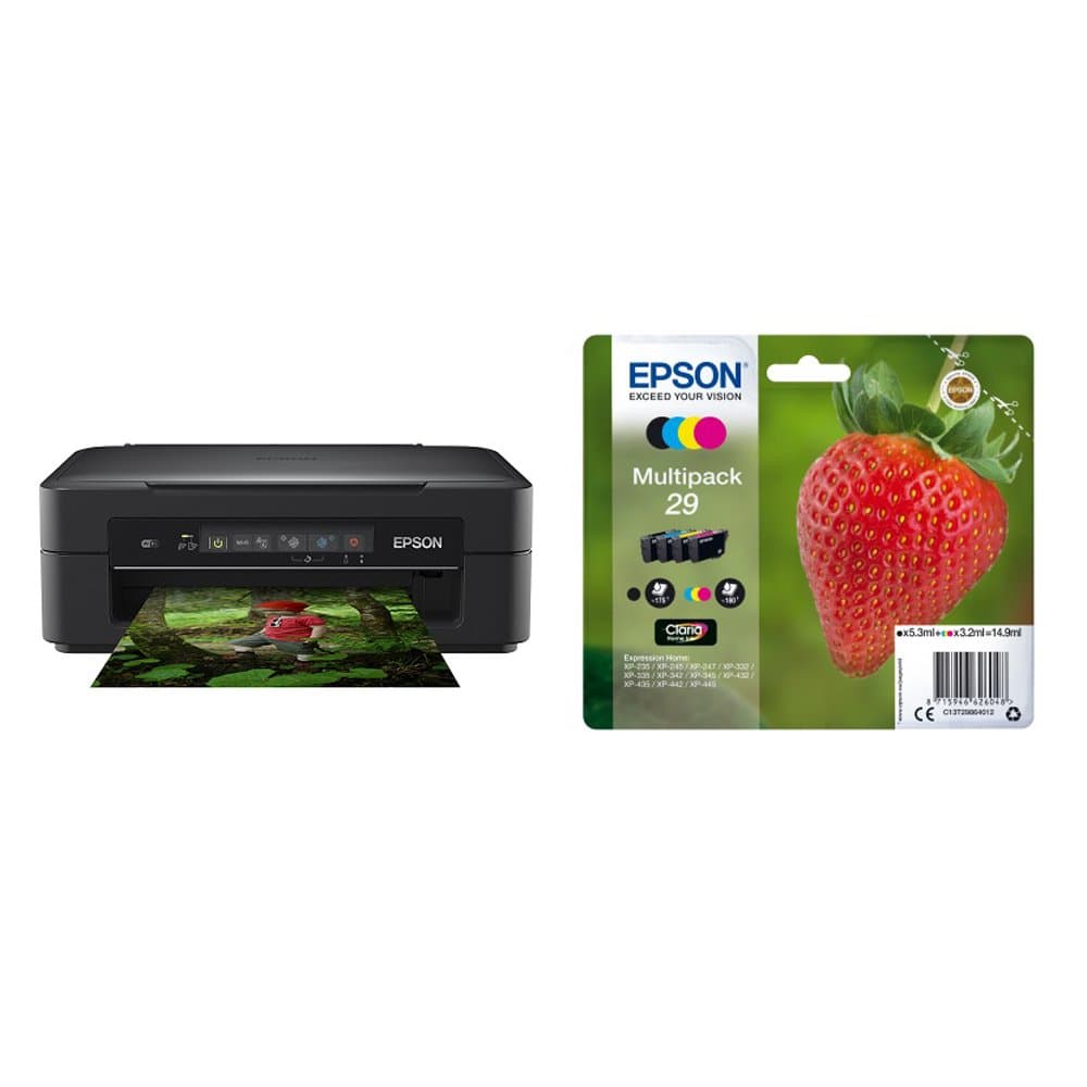 Epson Expression Home XP-255 Print/Scan/Copy Wi-Fi Printer, Black