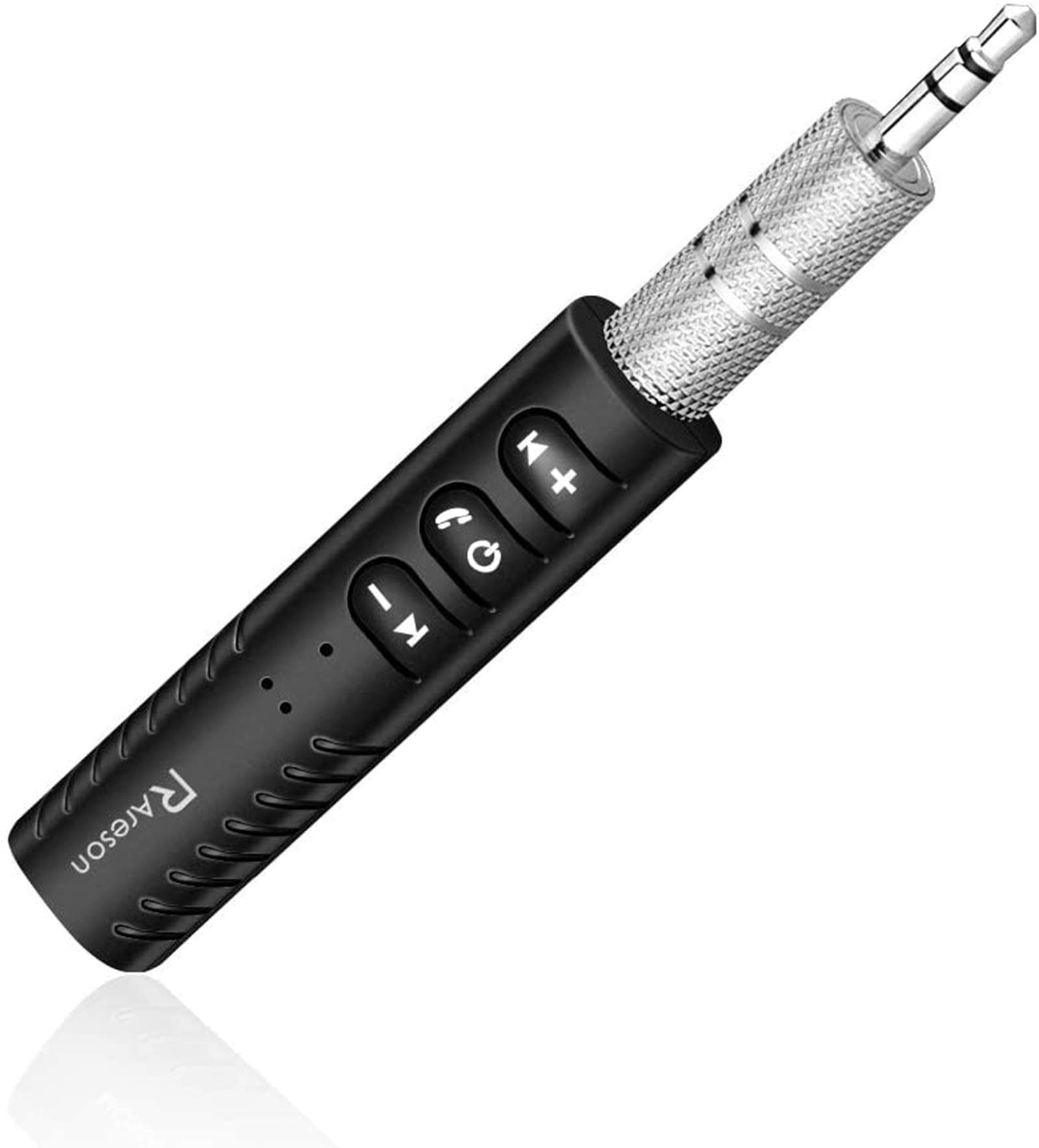 Mini Bluetooth Receiver, Areson Bluetooth Car Aux Adapter Headphone Receiver 3.5mm Stereo Output Wireless Car Kits Audio Adapter for Home Audio/Car Stereo System (Black)