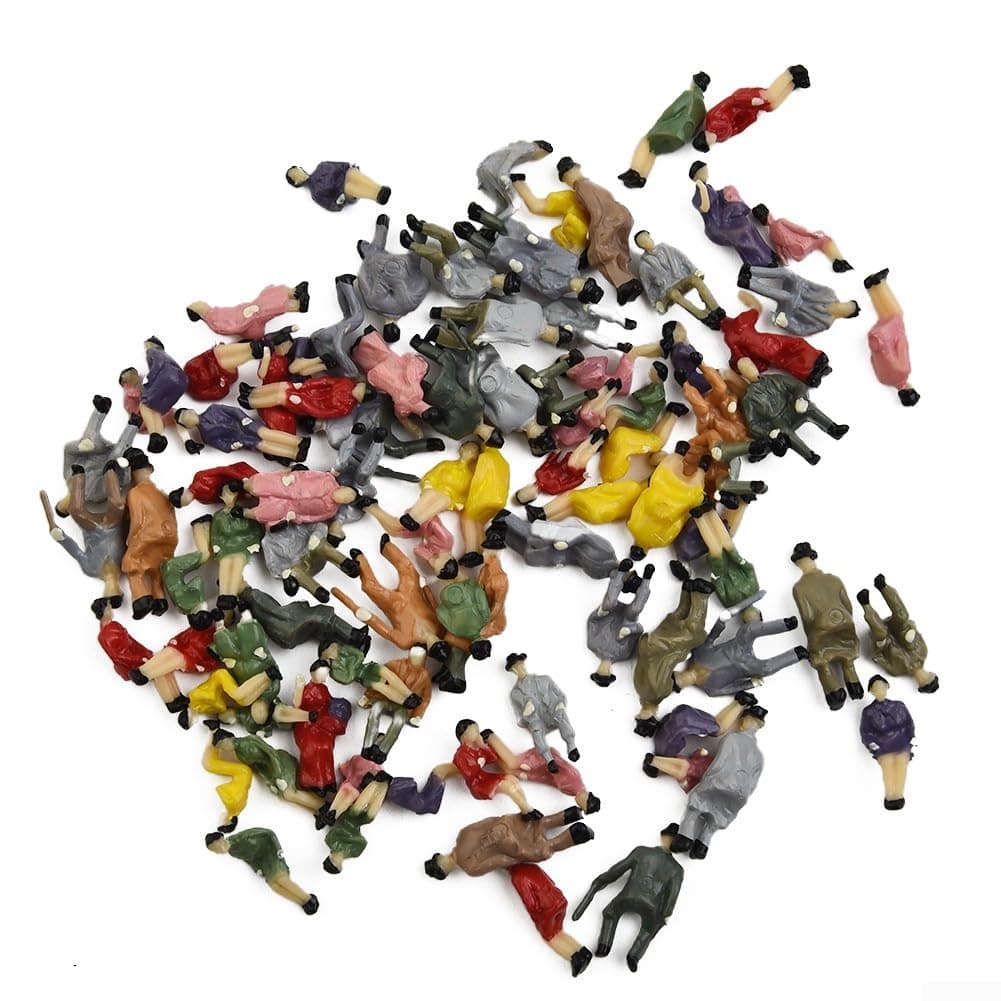 90PCS HO Scale ALL Seated People Sitting Figures Passengers Different Poses For Miniature Scenes