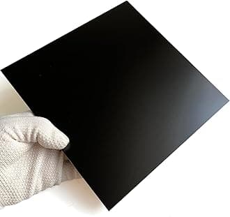 G10 Fiberglass Garolite 3D Printer Build Surface Plate Semi-Flexible Sheet 180x180mm(Black Color)