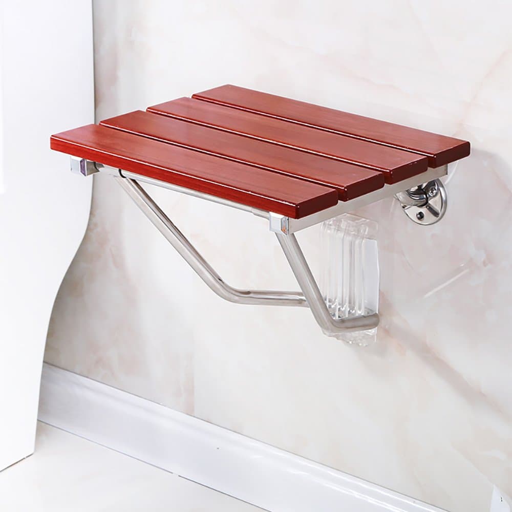 LJHA Chairs Creative Solid Wood Stool/Shower Chair/Aisle Stool/Collapsible Change Shoes Stool (4 Sizes Optional) Stools (Size : 38cm)