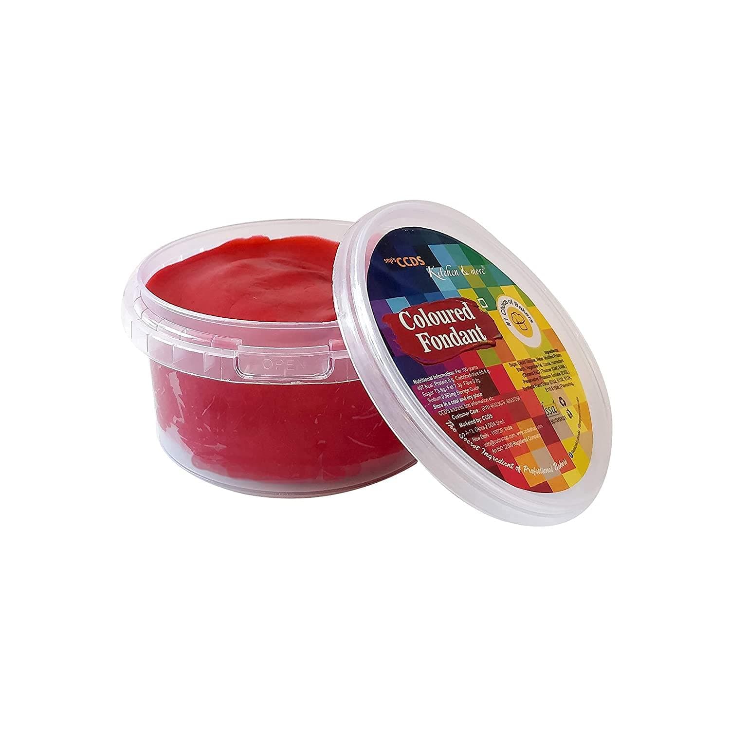 Ccds Fondant Super Red, 250 Gm