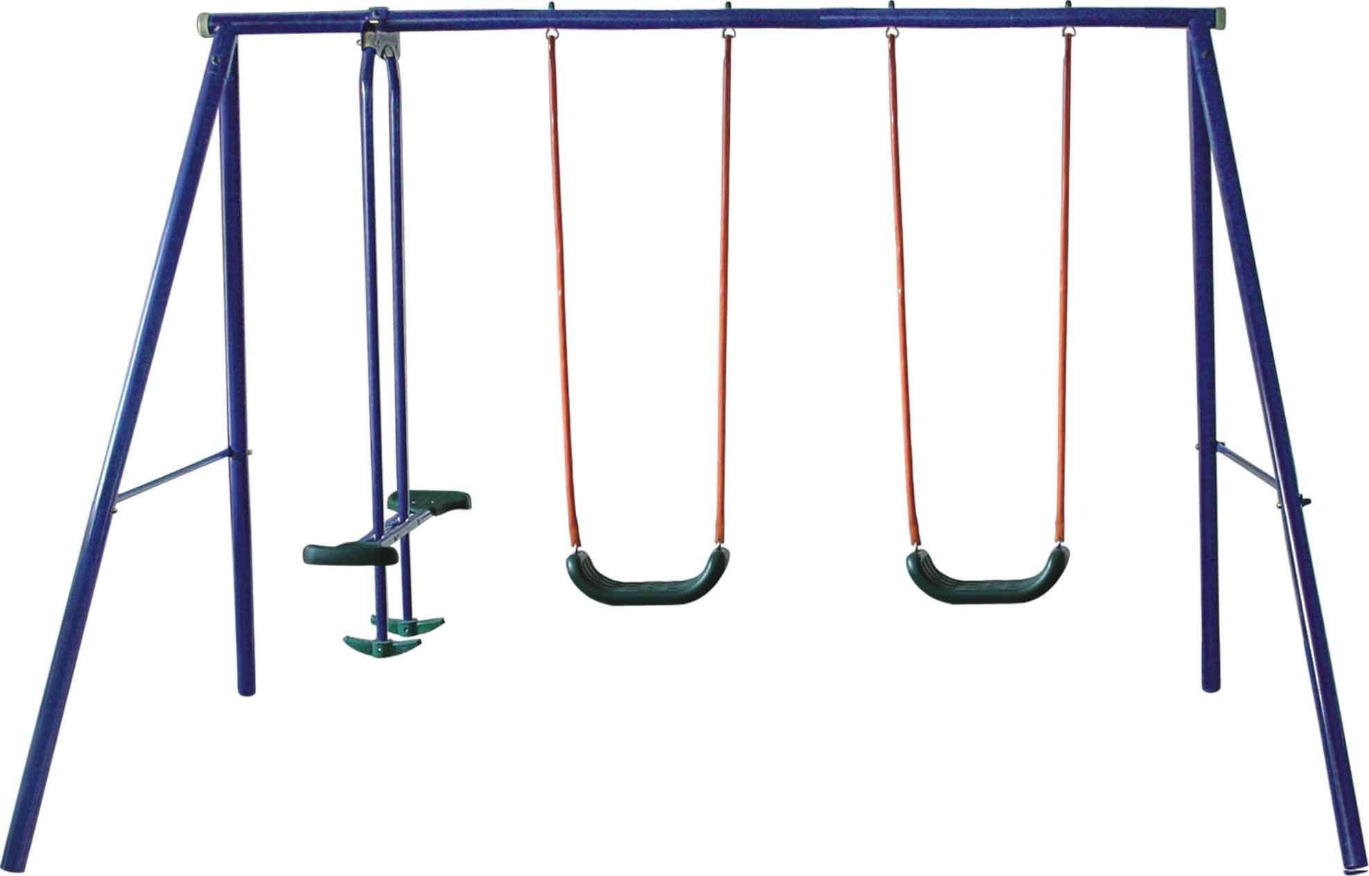 KLB Sport A-Frame Metal Swing Set