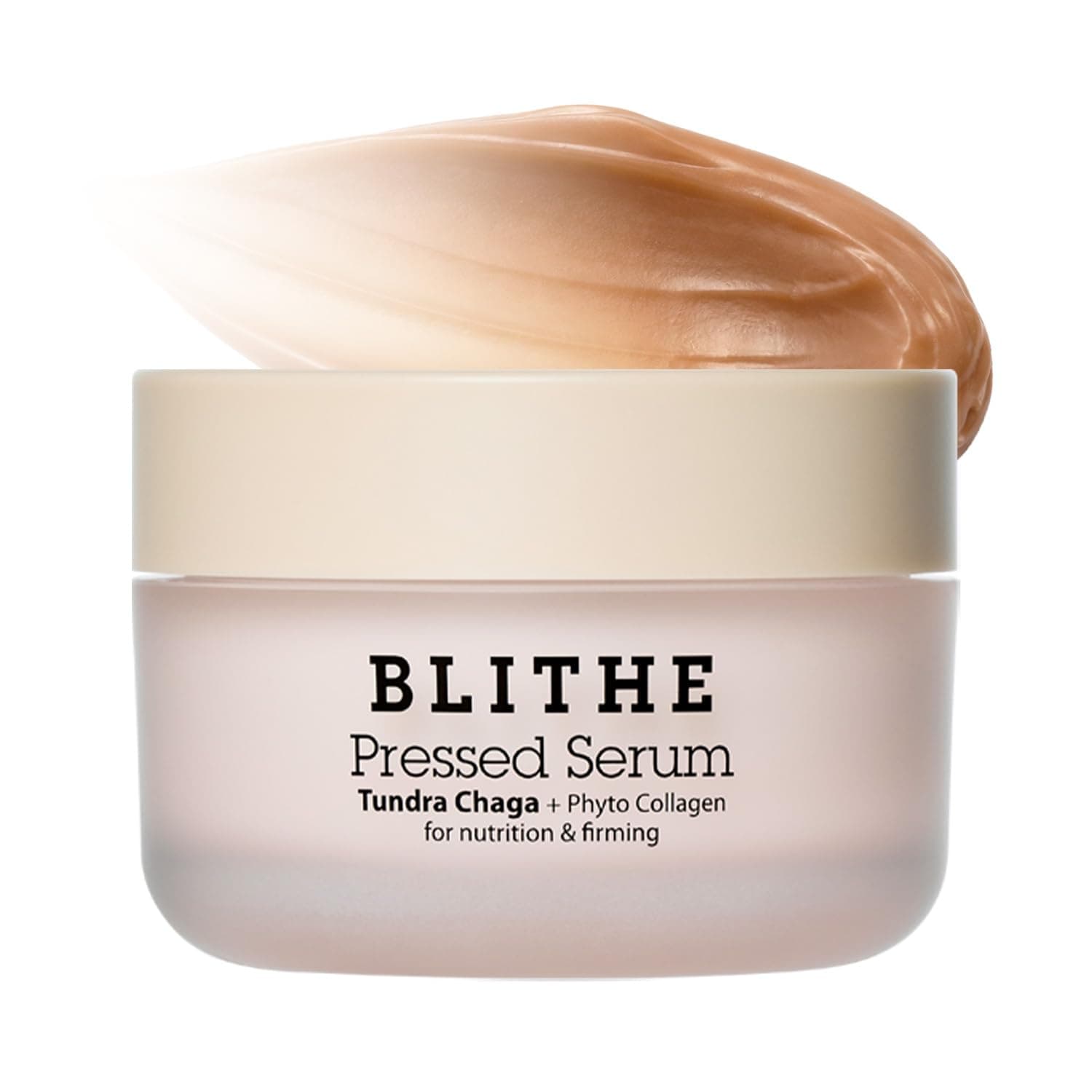 BLITHE Pressed Serum Tundra Chaga – Anti-Aging Face Cream, Korean Serum with Chaga Extract for Firm Skin, Intense Hydration, and Nourishing Care (50 ml)