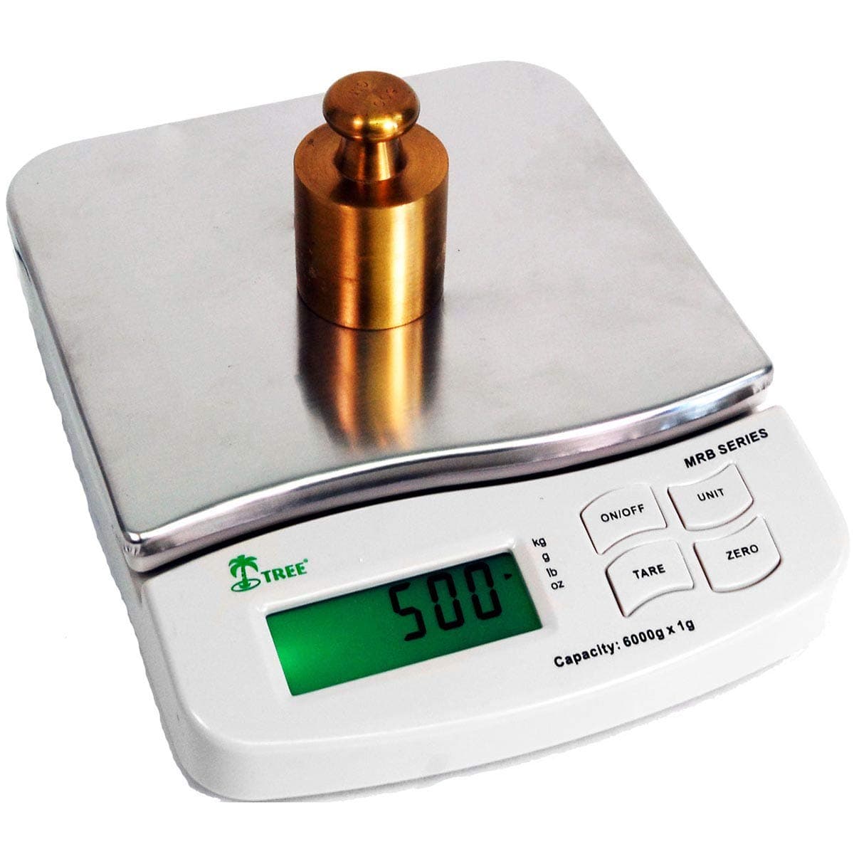 1200 gram x 0.1 gram / 2.64 LB mid resolution digital bench balance scale 6x7 inch platform Gun Powder Gold Jewelry
