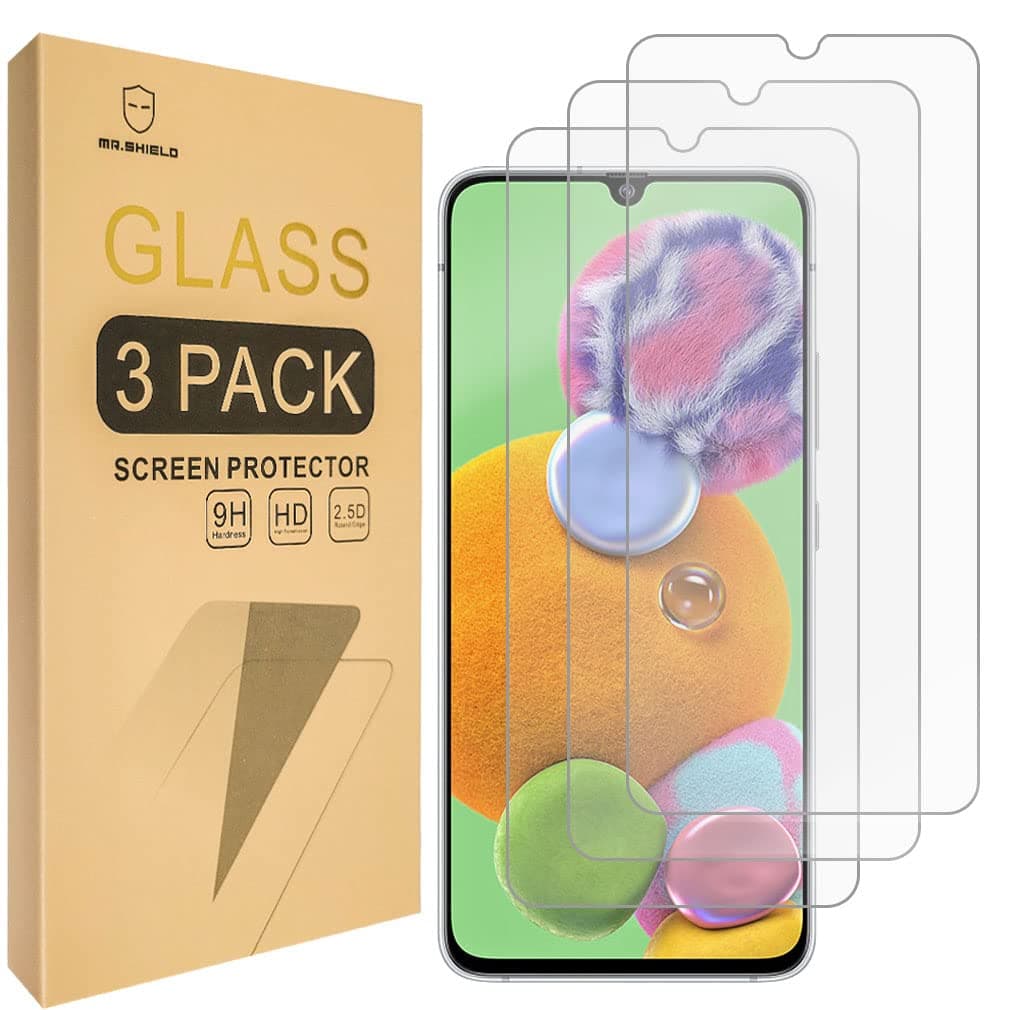 Screen Protector For Samsung Galaxy A90 5G Version [Tempered Glass] [9H Hardness] [3-Pack] Screen Protector