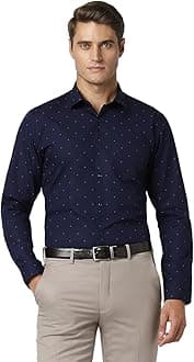 Peter England Men's Regular Fit Shirt
