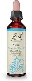 Bach Original Flower Remedies, Vine - Motivate Not Dominate - Natural Homeopathic Flower Essence for Emotional Balance - Vegan, Gluten Free, Sugar Free - 20mL Dropper