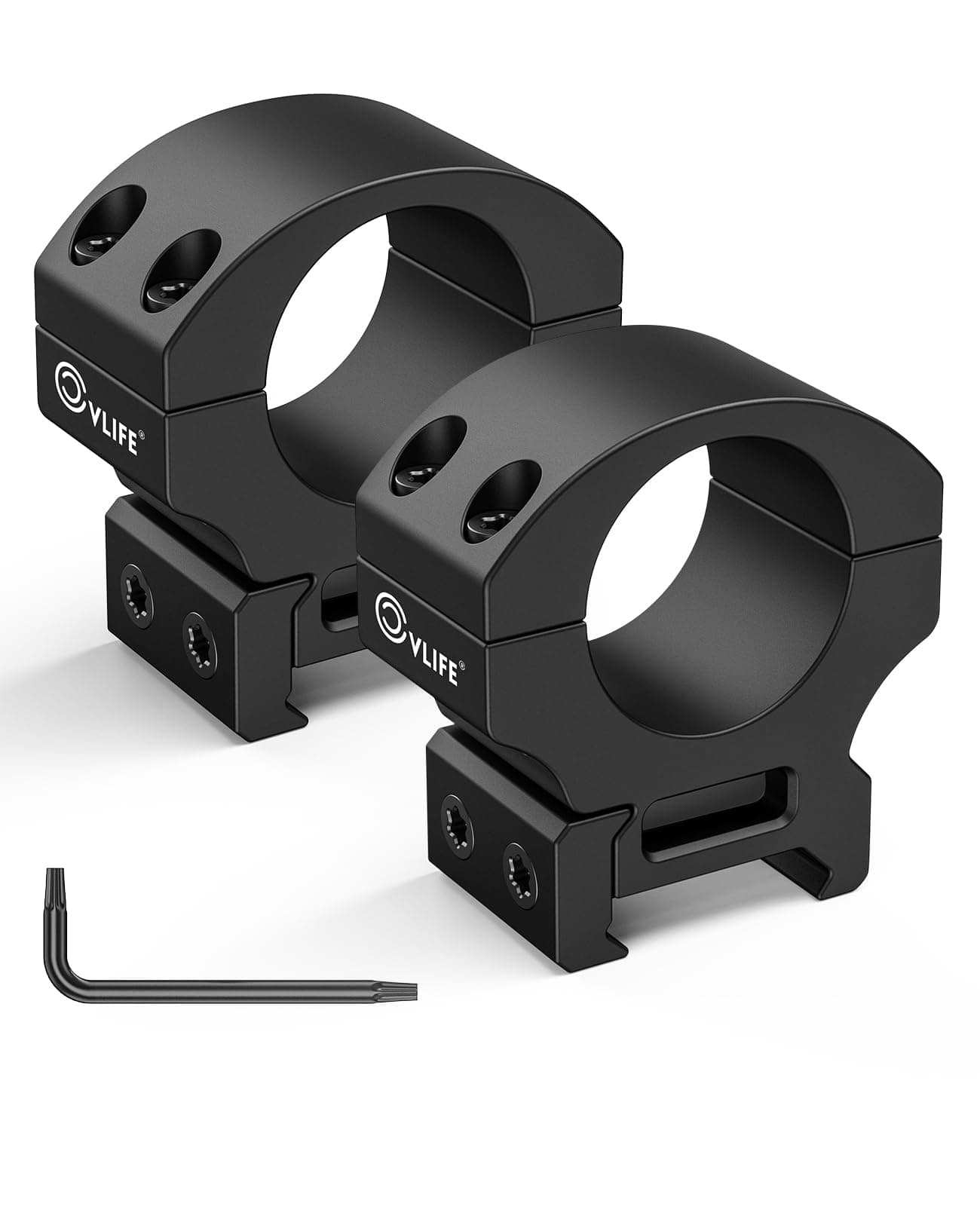 CVLIFE Precision 1 Inch Scope Rings Scope Mount - 2 Pieces