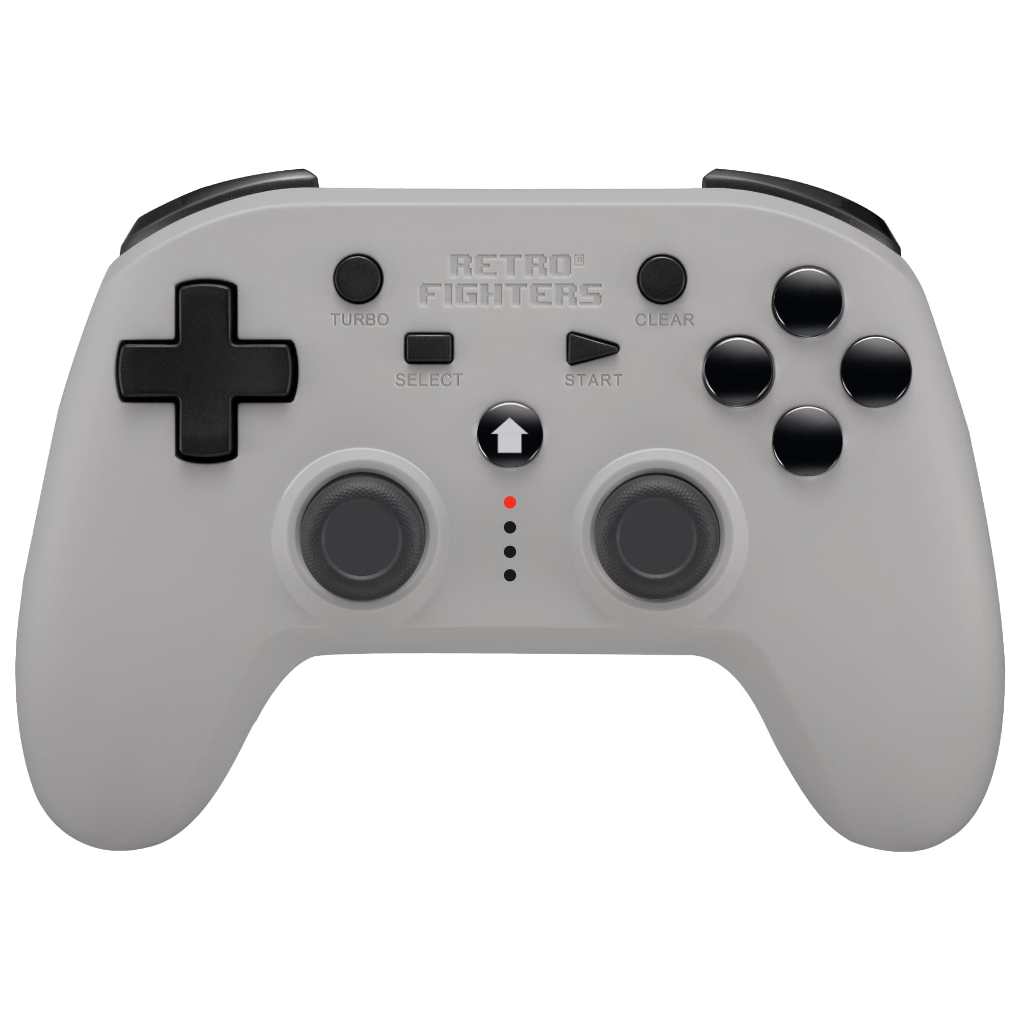 Retro Fighters Defender Next-Gen PS1 - PS2 - PS3 - PS Classic - Switch & PC Compatible Wireless Controller (Gray)