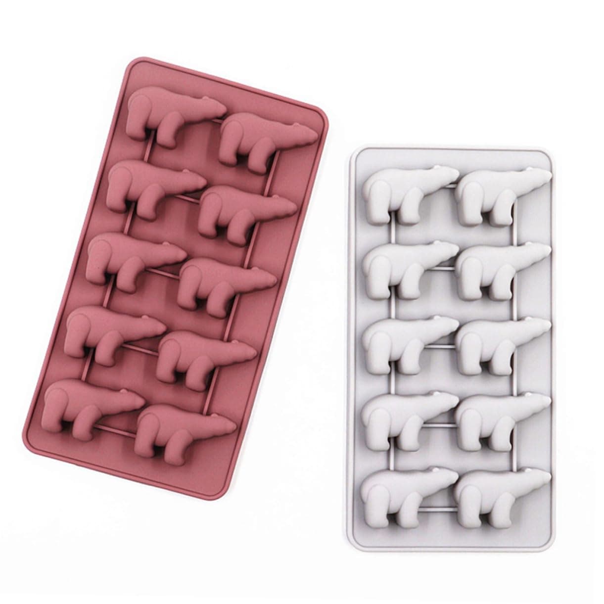 CIMAXIC Silicone Candy Mold ice Making Machine for Home Silicone Mold Silicone ice molds Cocktail ice molds Animal Candy DIY ice Cube molds ice Brick Mold Silicone Cake Mold Whisky Tray
