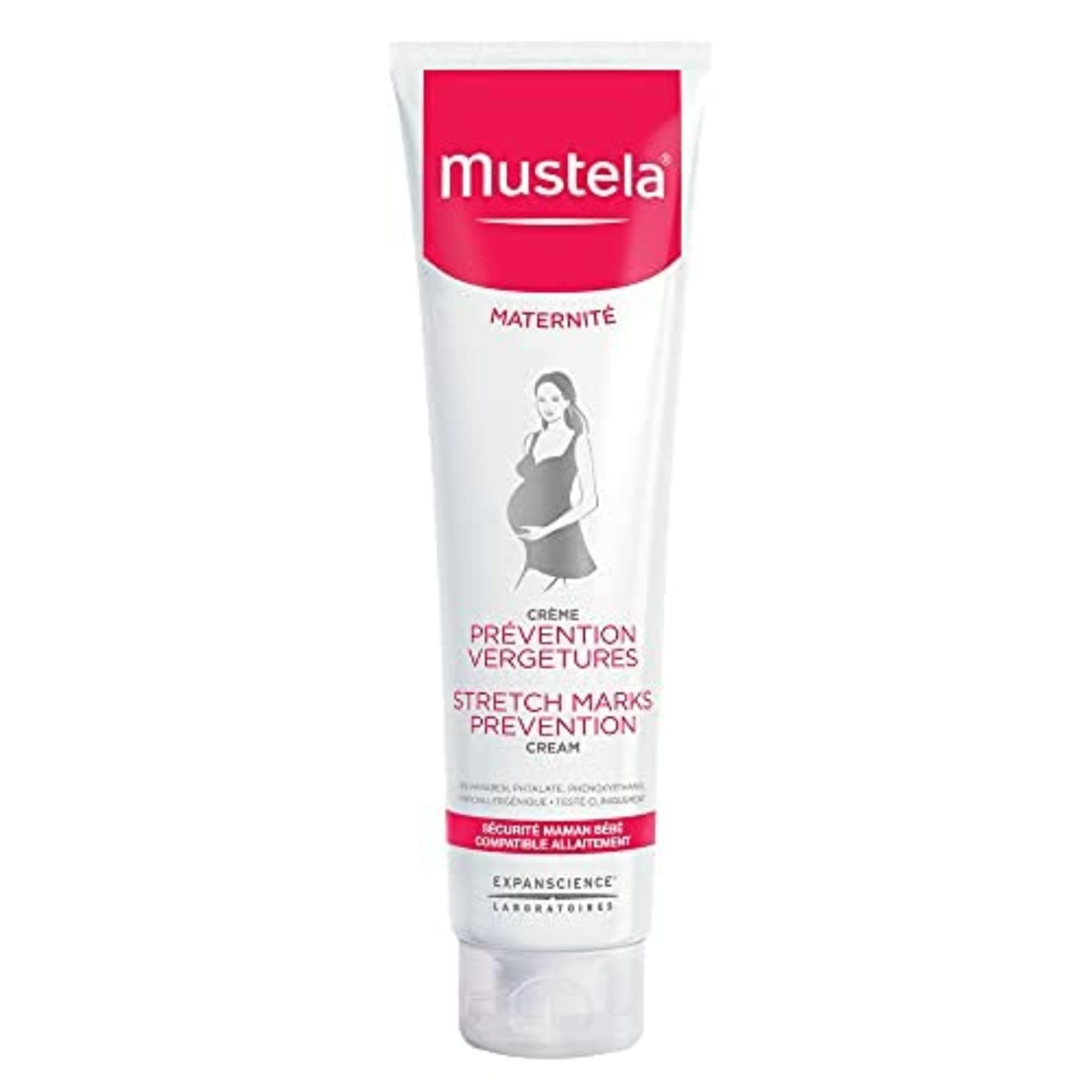 Maternity Stretch Marks Prevention Cream, Enriched with Plant-Based Ingredients, Hypoallergenic, Dermatologist-Tested, 150ml