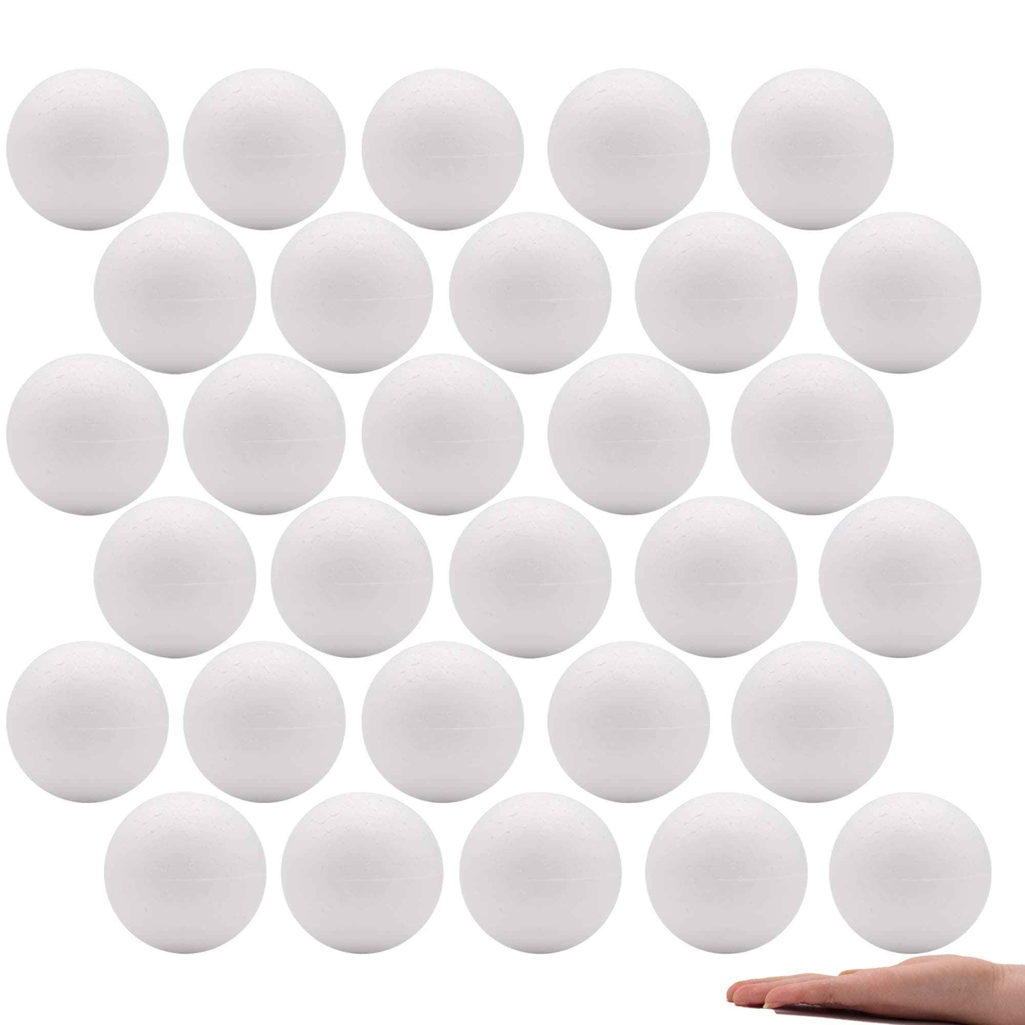 Crafare foam ball 3in 40pc