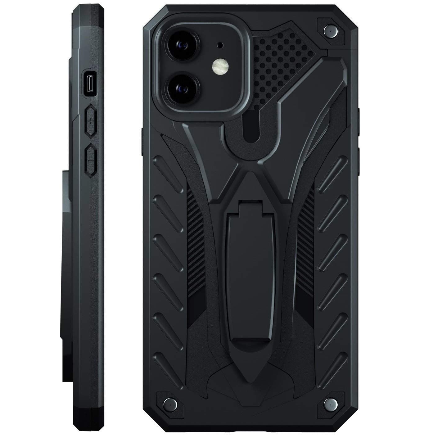 KitooKitoo Designed for iPhone 11 Case with Kickstand, Military Grade 12ft. Drop d - Black