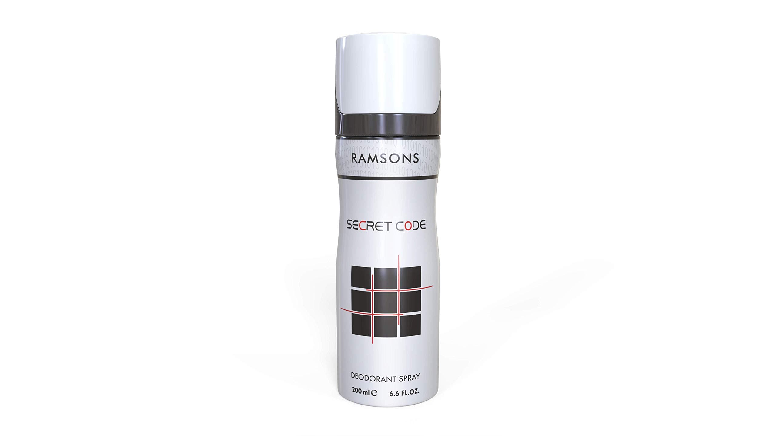Ramsons - SECRET CODE Deodorant Spray | 200 ML | Body Perfume For Men | TN - Fresh Lime, Grapefruit, Leafy Green, Orange Flower | MN - Rose, Jasmine, White Flower | BN - Woody, Leathery, Musk, Amber