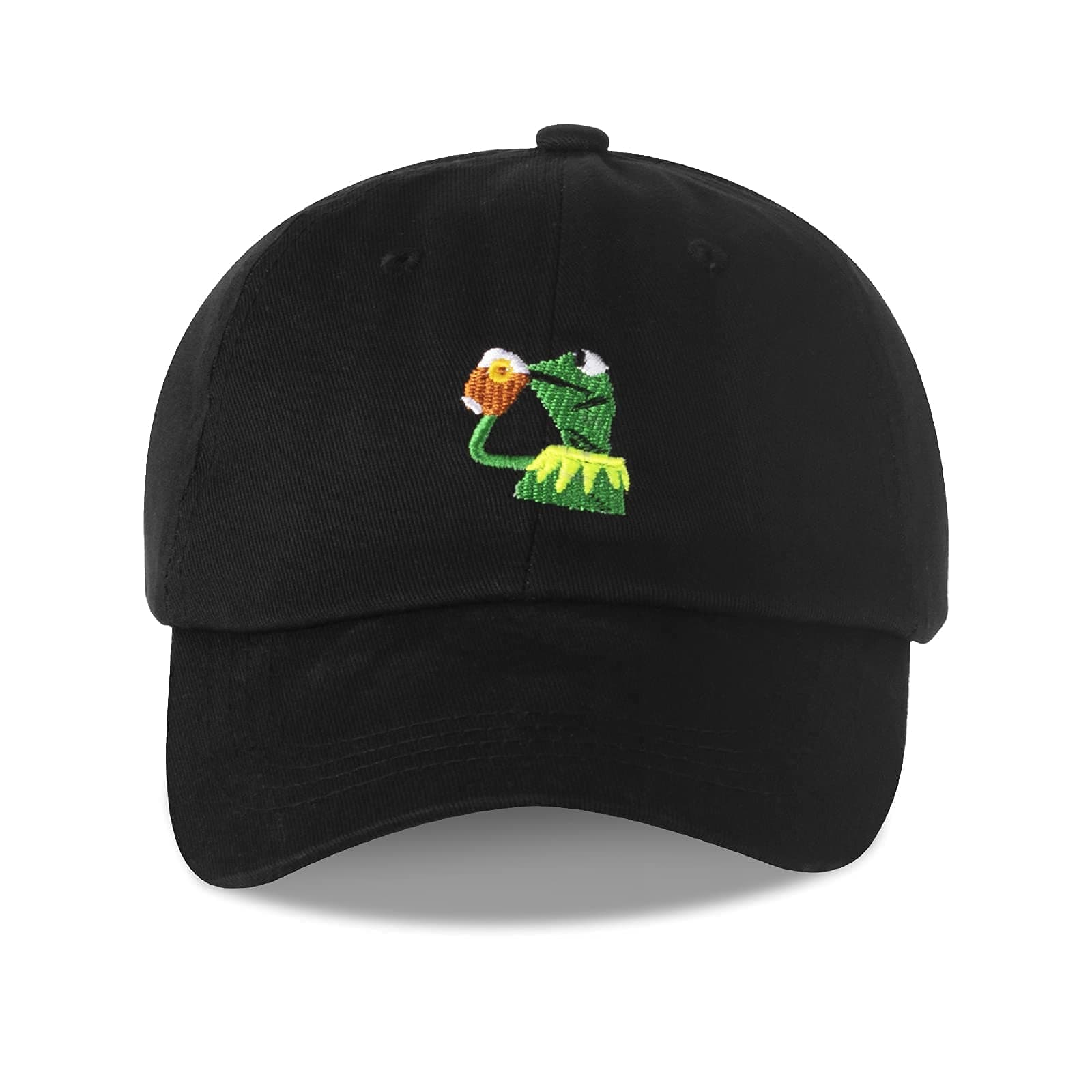 Raylarnia Kermit The Frog Embroidered Baseball Cap - Adjustable Funny Dad Hat for Men Women