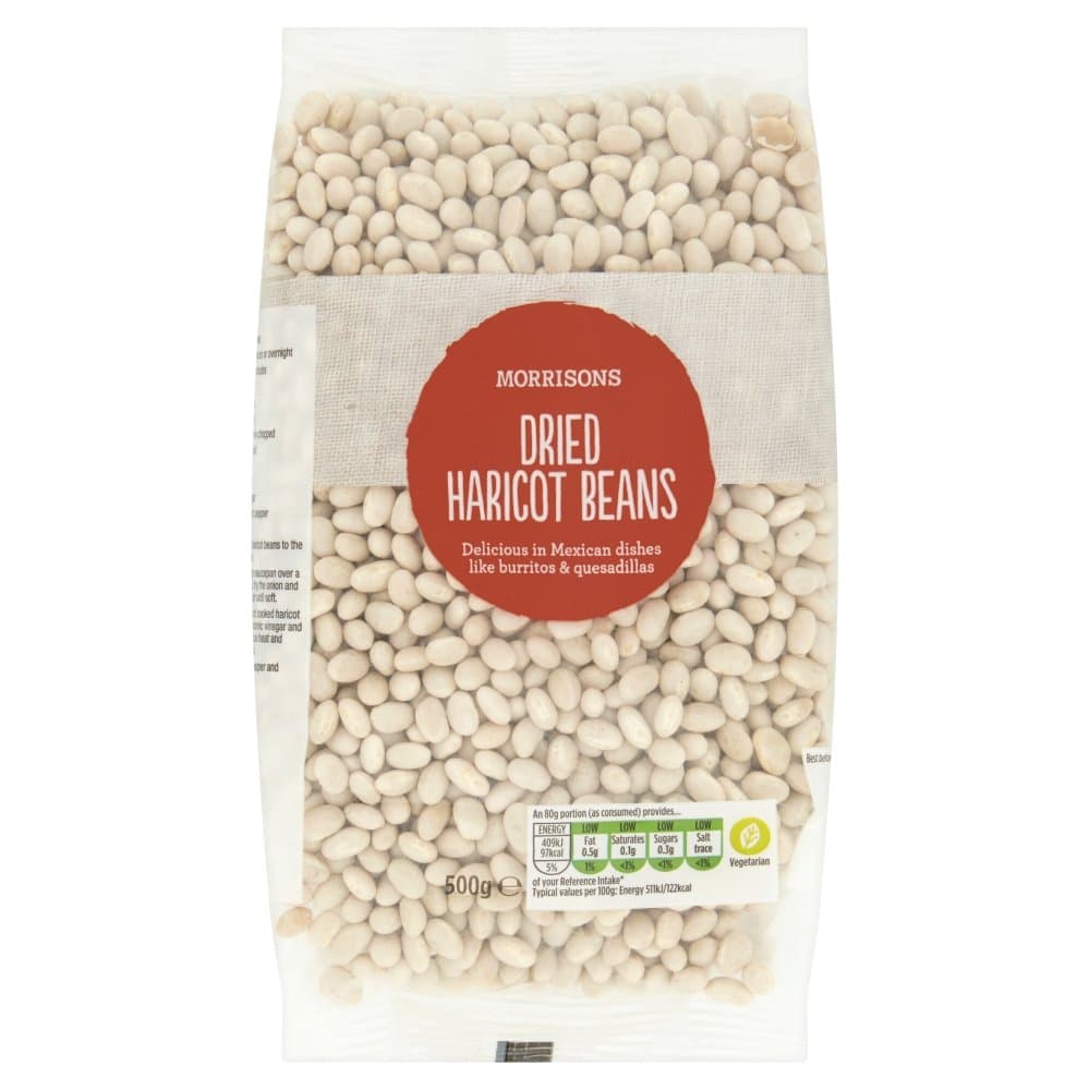 Morrisons Dried Haricot Beans, 500g