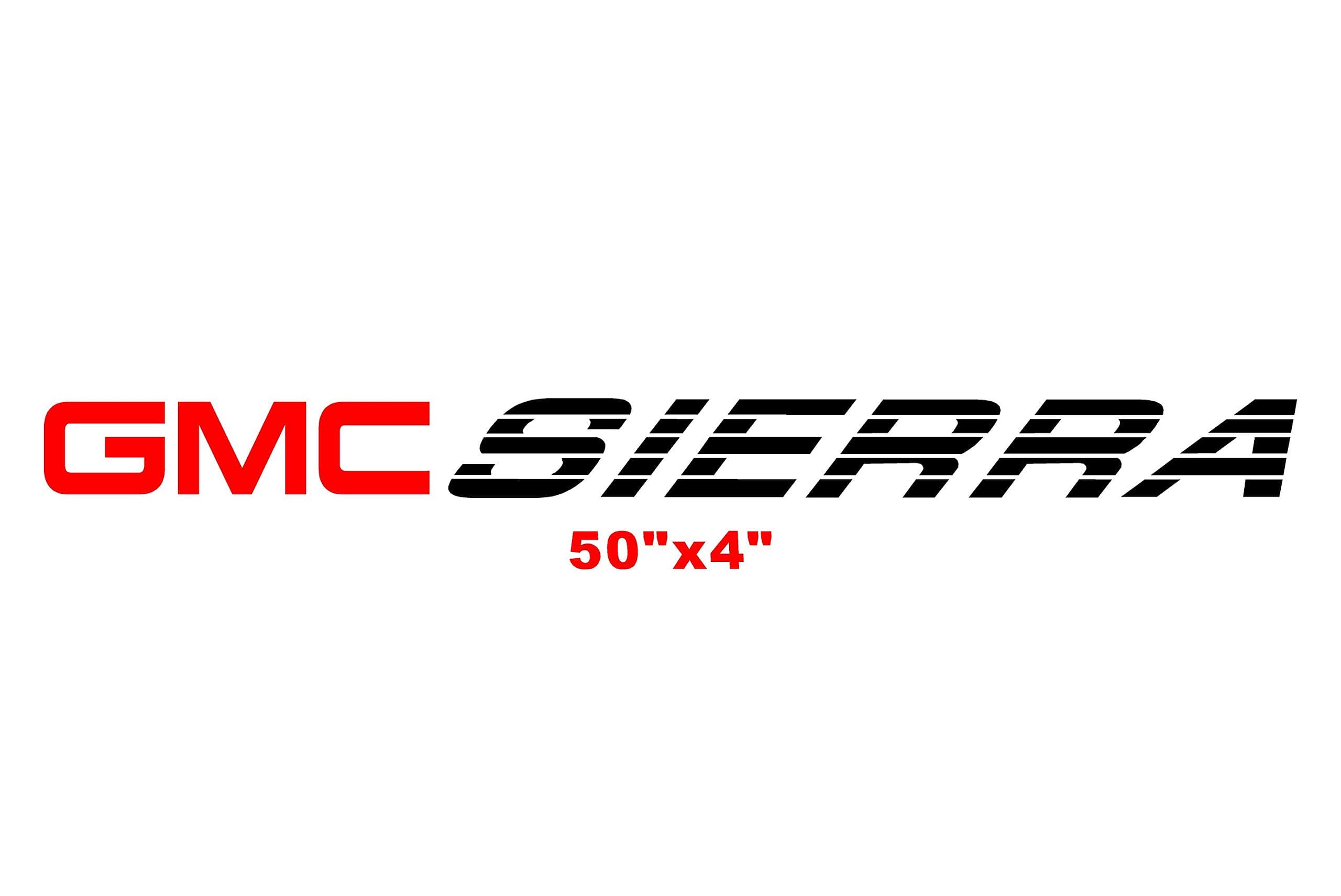 Sierra Window Sticker Gmc Bed Tailgate Decal Vinyl Graphics