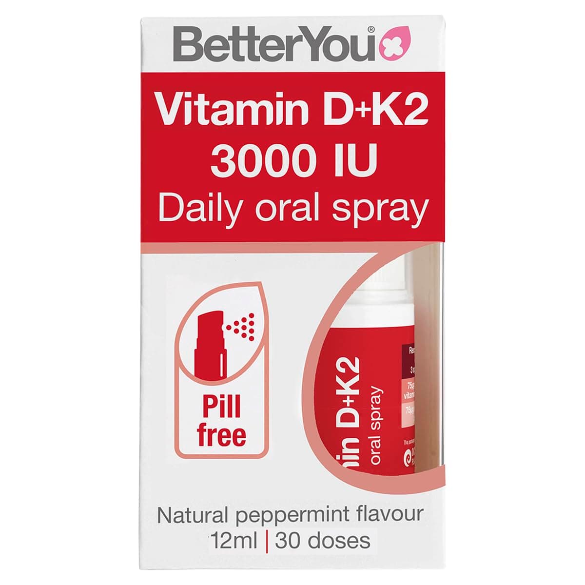 D3000 + Vitamin D + K2 Spray 12ml